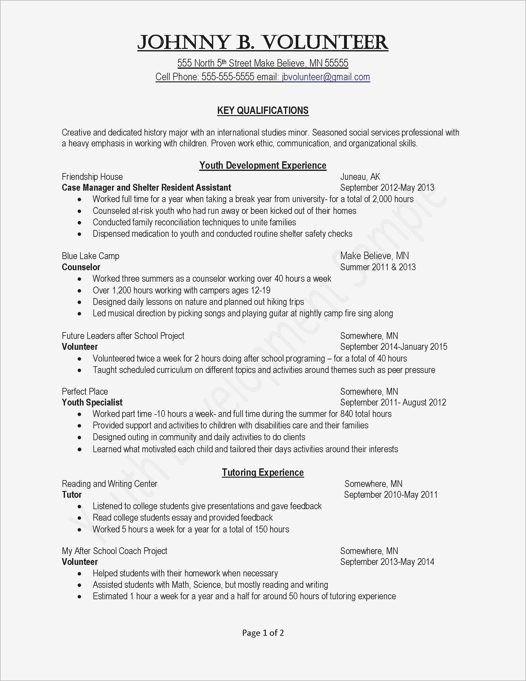 Cv Cover Letter Template - 1 Page Resume Templates Fresh Job Fer Letter Template Us Copy Od