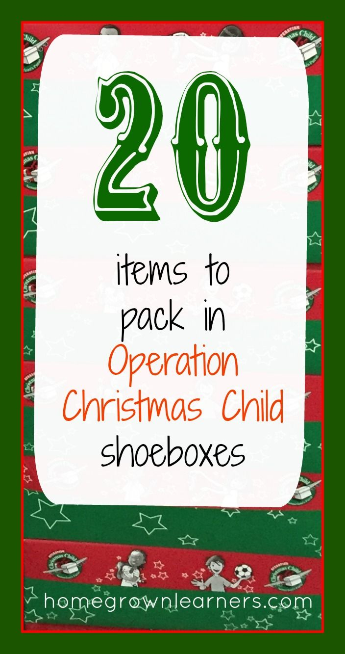 operation christmas child letter template Collection-20 Items to Pack in Operation Christmas Child Shoeboxes 6-g