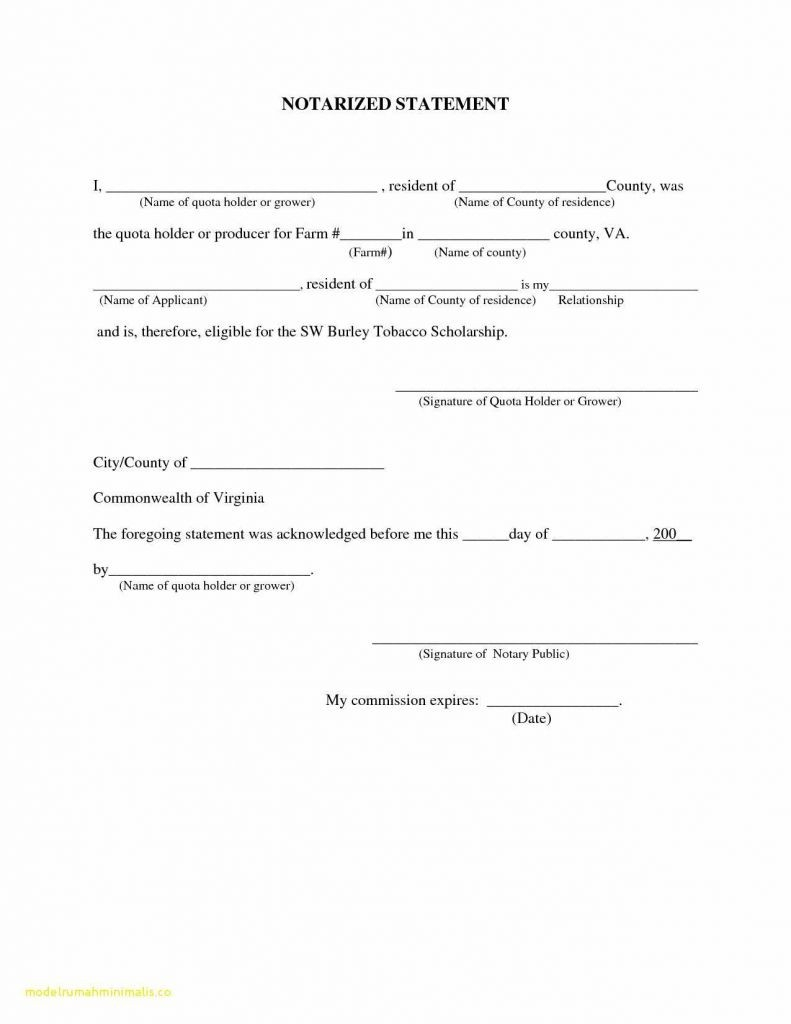 Notarized Letter Template - 14 Elegant Notary Public Template