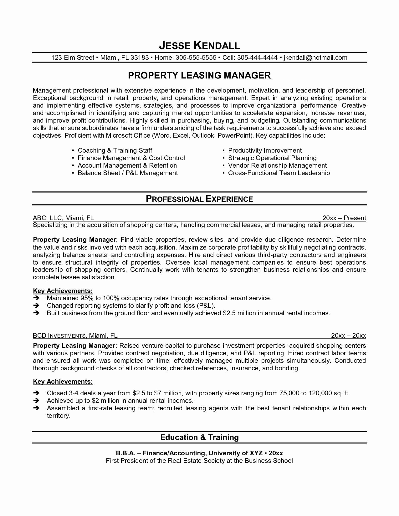 Insurance Contract Negotiation Letter Template - 15 Fresh Cover Letter Sample for Real Estate Job Resume Templates