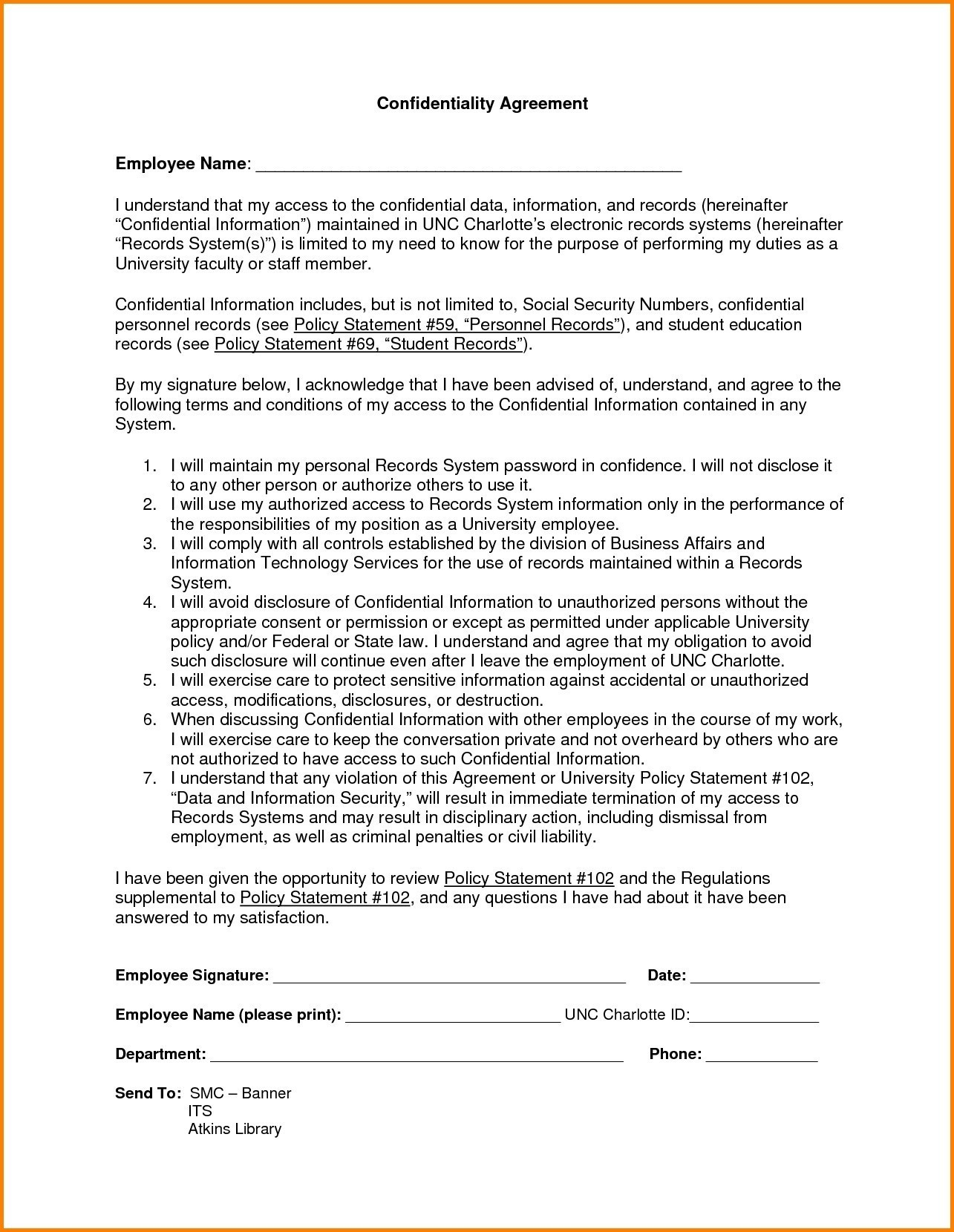Non Disclosure Letter Template - 16 Best Non Disclosure Agreement Template Word