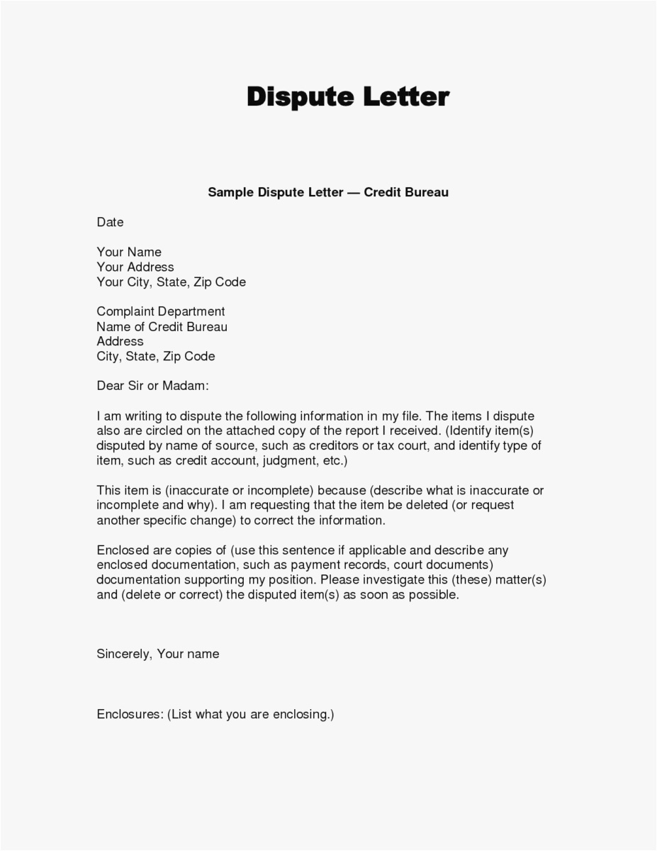 Pay For Delete Letter Template