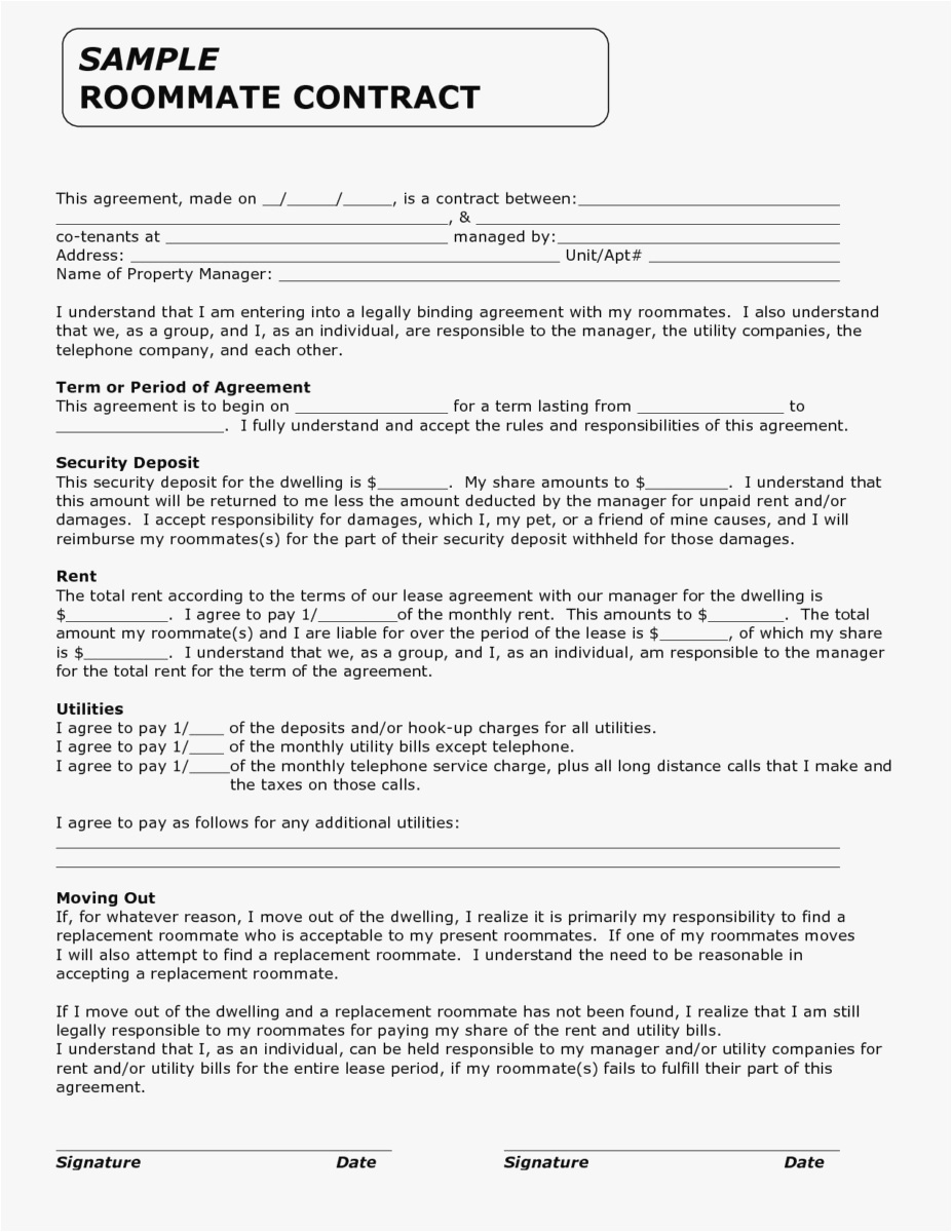 Sublet Letter Template - 26 Sublet Agreement Template Simple
