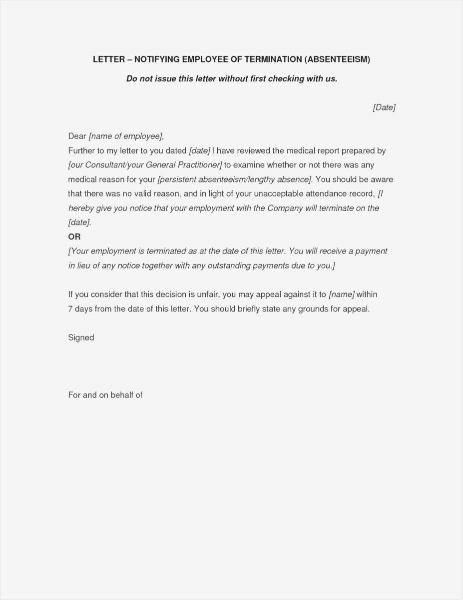 Layoff Letter Template - 28 Separation Notice Template Free Download
