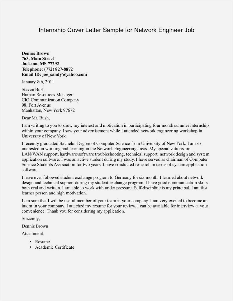 Mechanical Engineering Cover Letter Template - 30 Free Tips for Writing A Cover Letter Professional