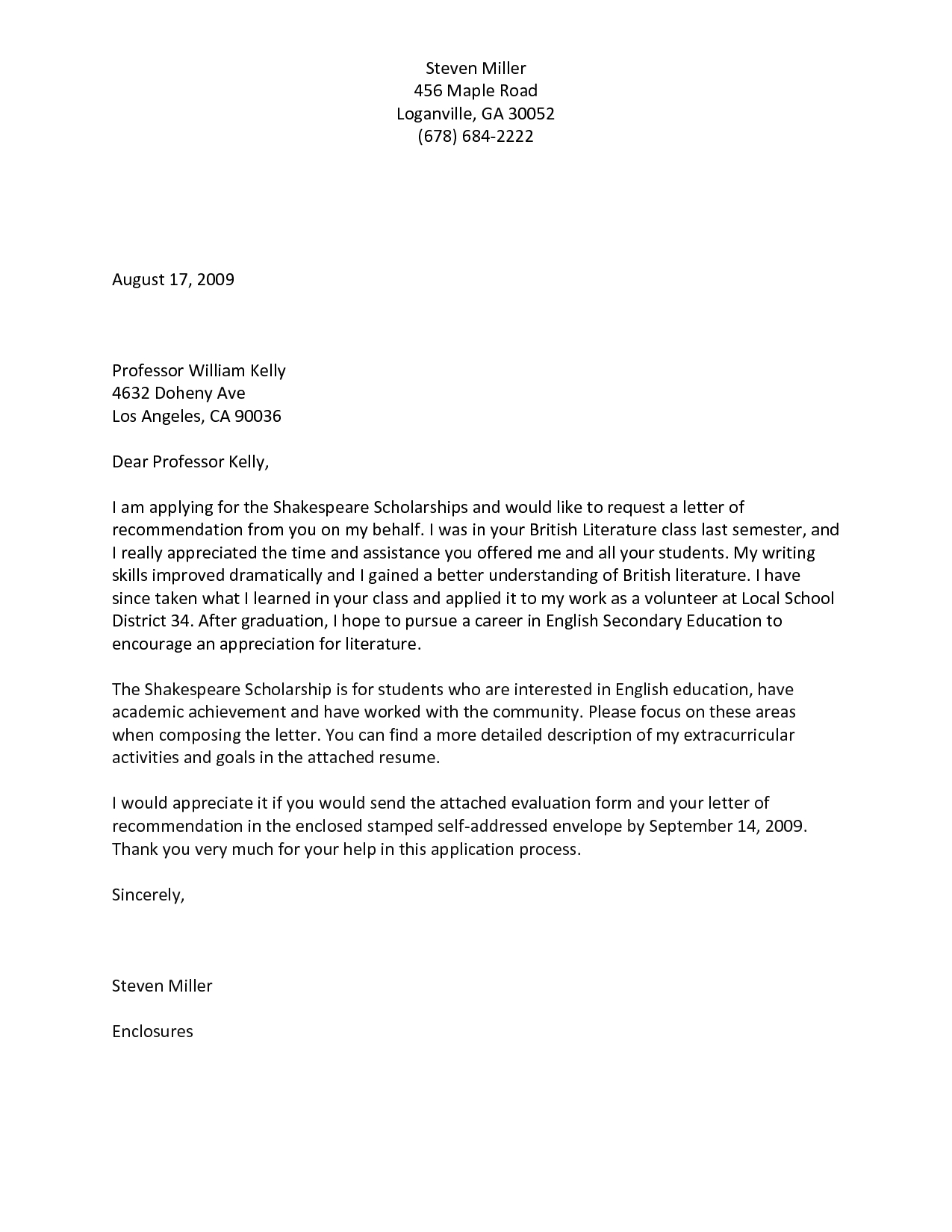 letter of recommendation request template Collection-academic reference request template 19-f