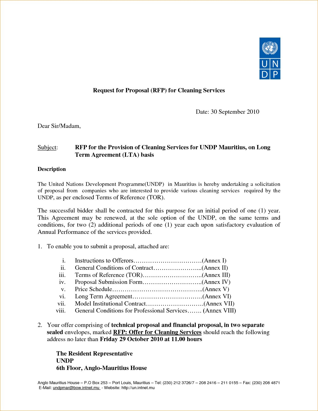 Rent To Own Proposal Letter Template