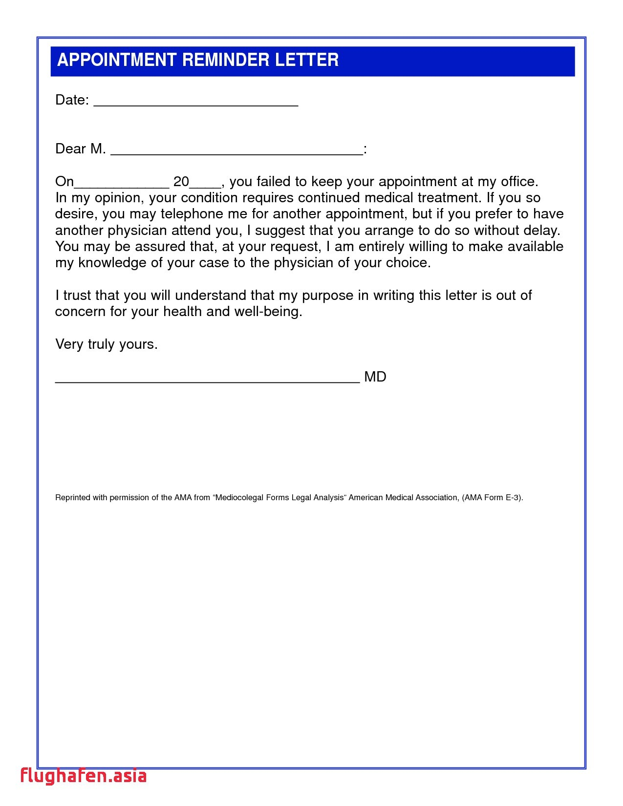 Patient Recall Letter Template Samples Letter Template Collection