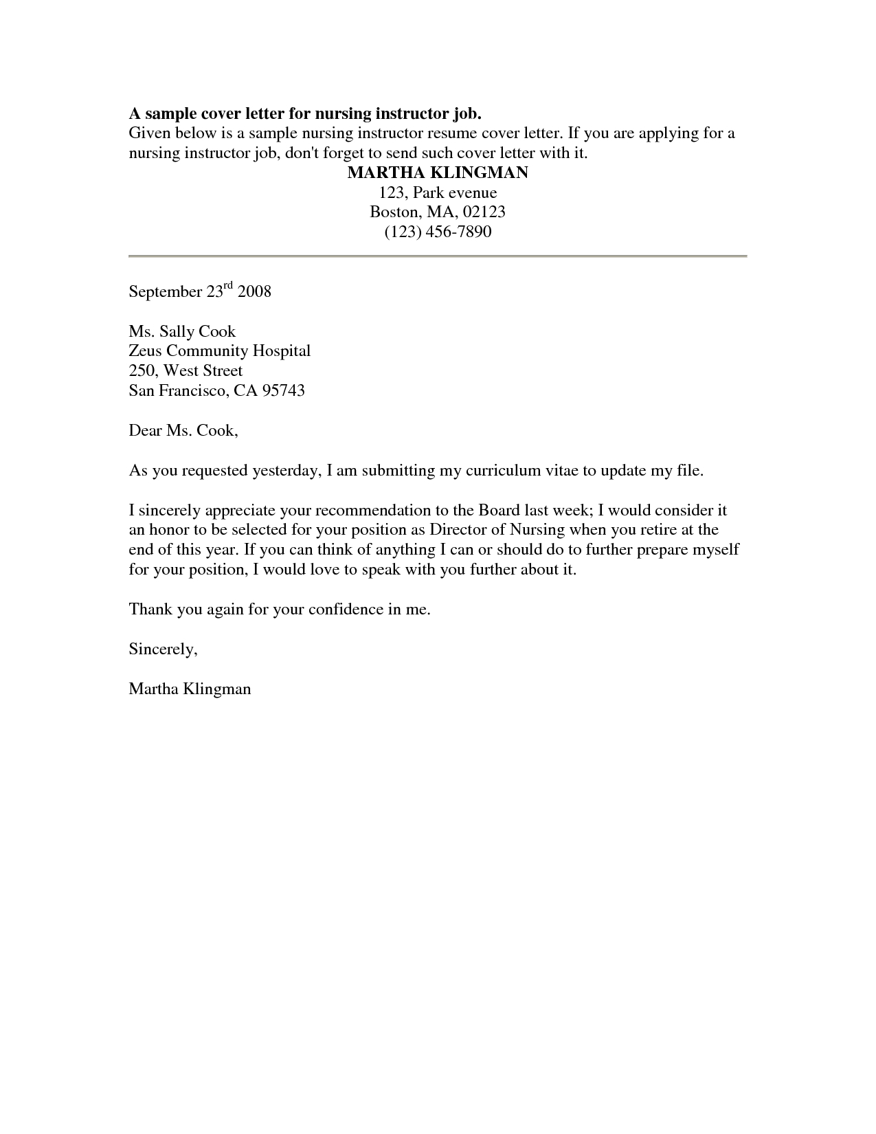 Probate Letter Template - Apprentice Electrician Cover Letters