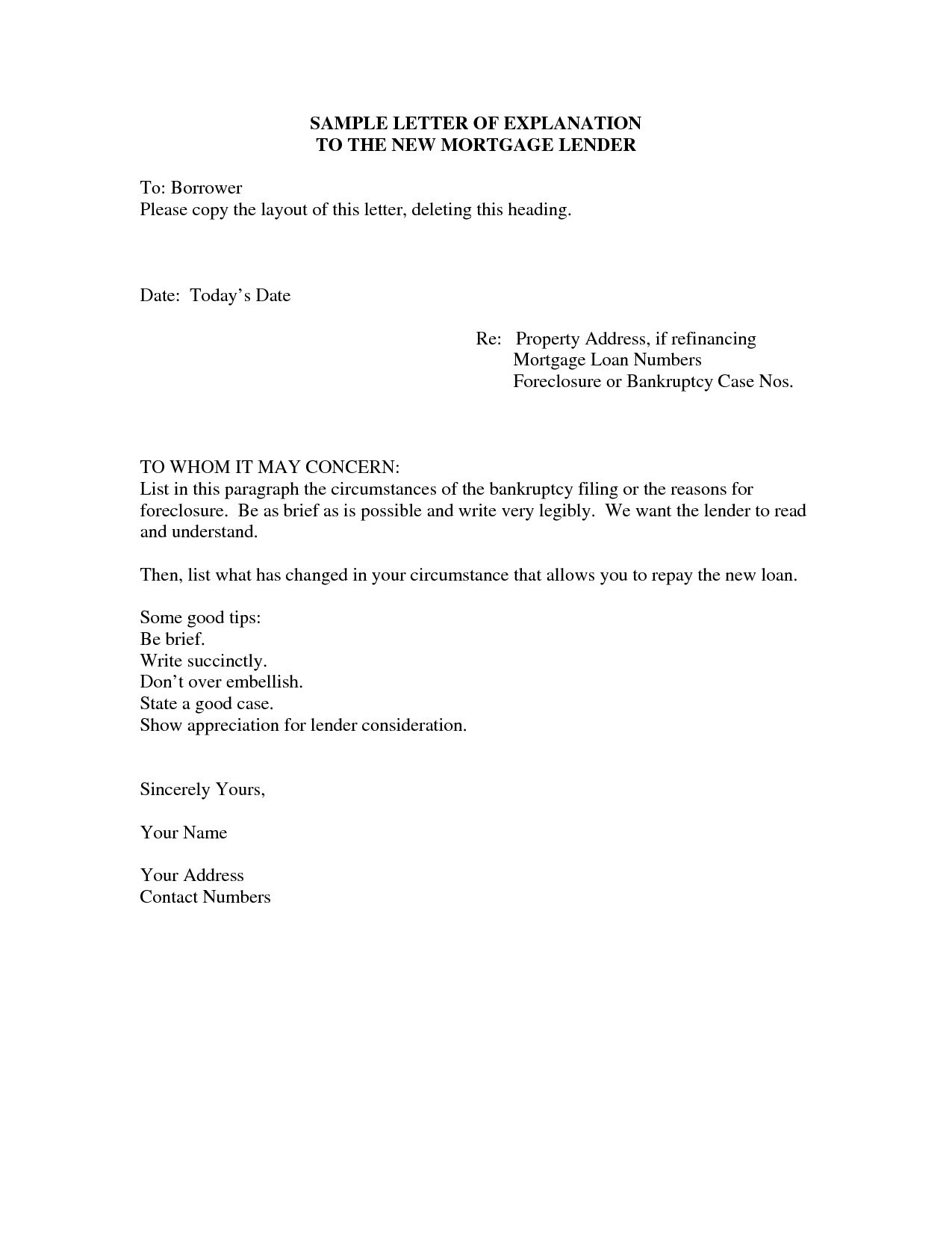 Insolvency Letter To Creditors Template Samples Letter Template