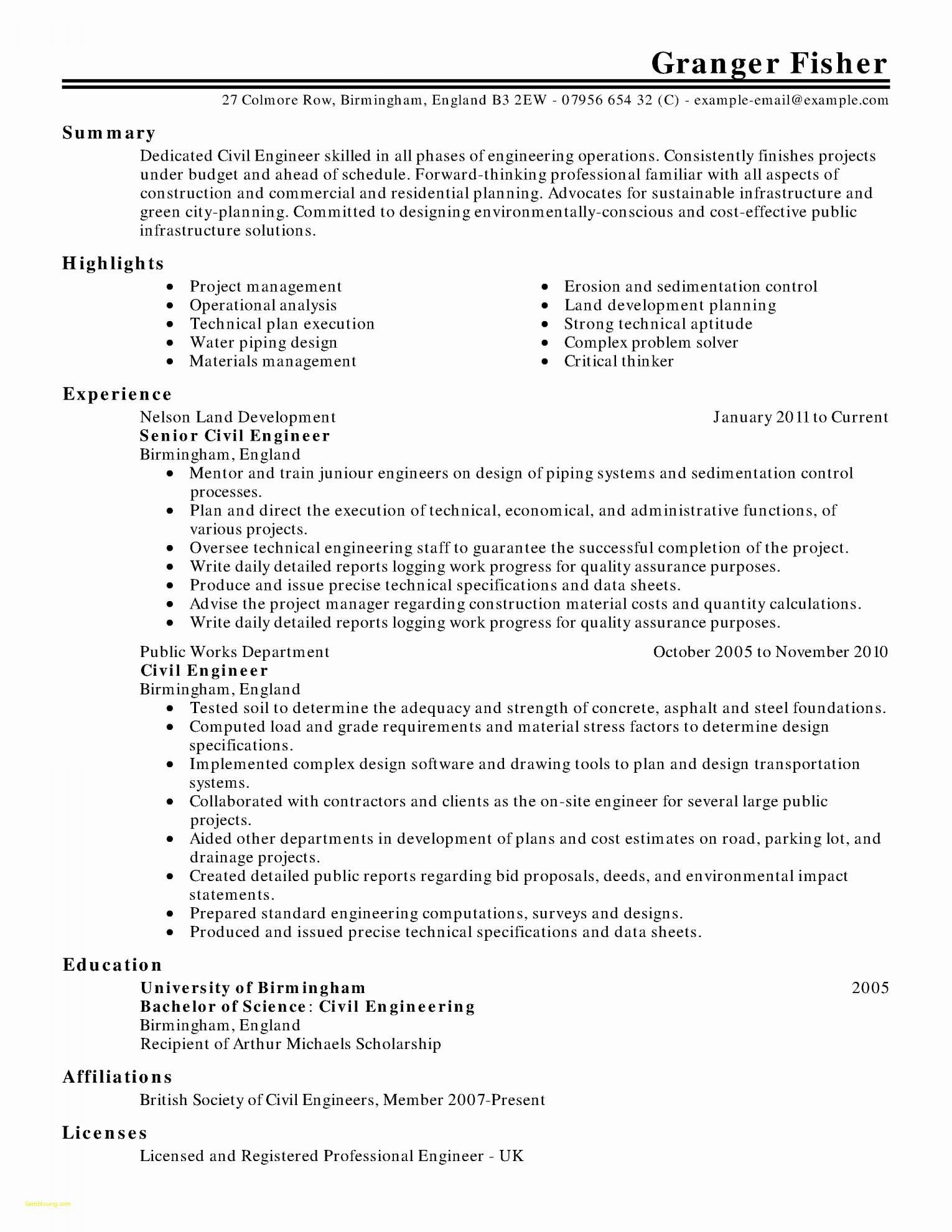 Basic Cover Letter Template Free - Basic Cover Letter format Fresh Simple Resume format Free Download