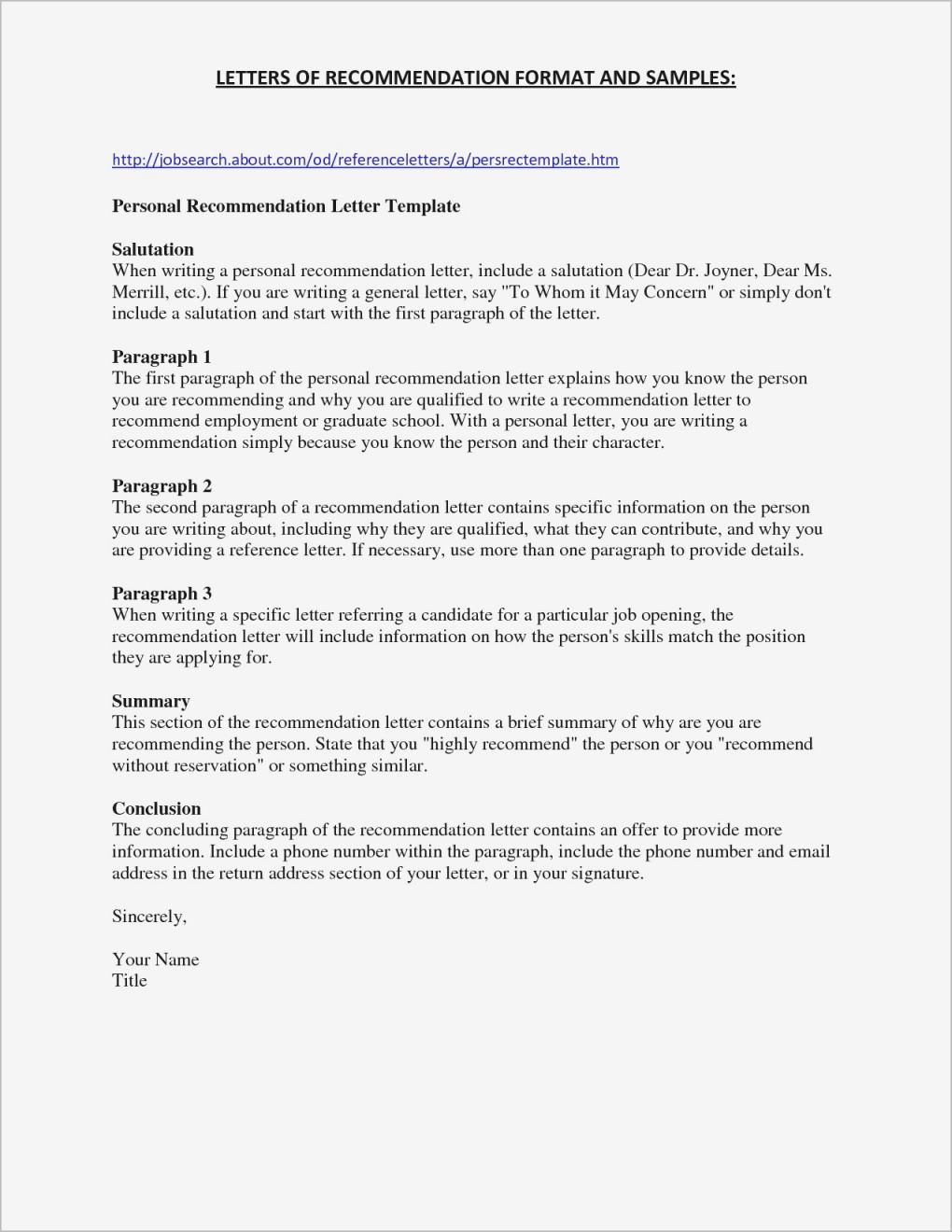 Reference Letter Template From Employer - Beautiful Re Mendation Letter From Employer Na90 – Documentaries