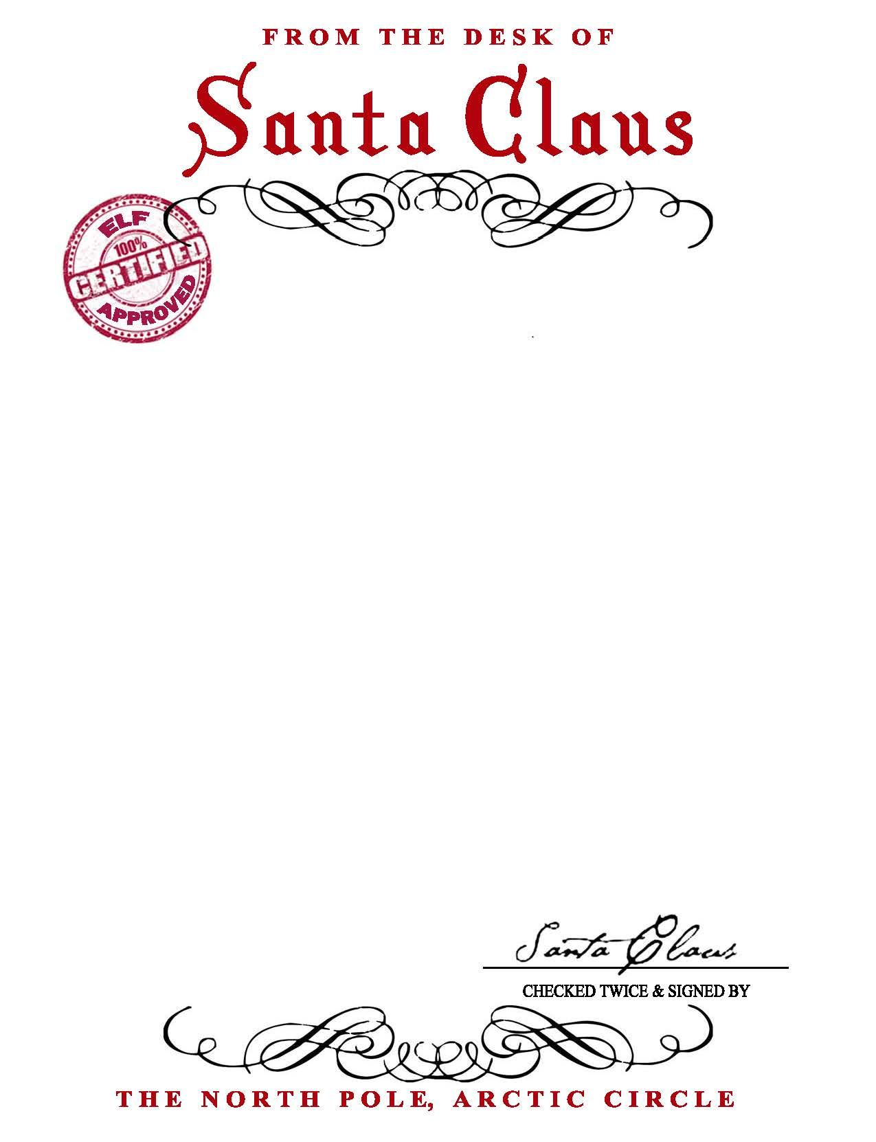 Santa Response Letter Template Collection Letter Template Collection