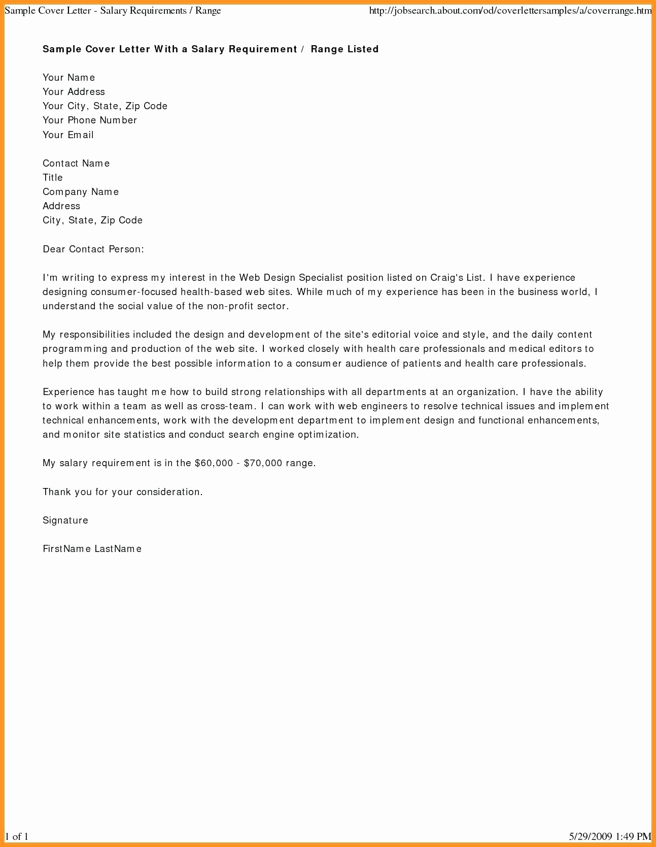Business Demand Letter Template - Business Cover Letter Template Inspirational Letter Template for