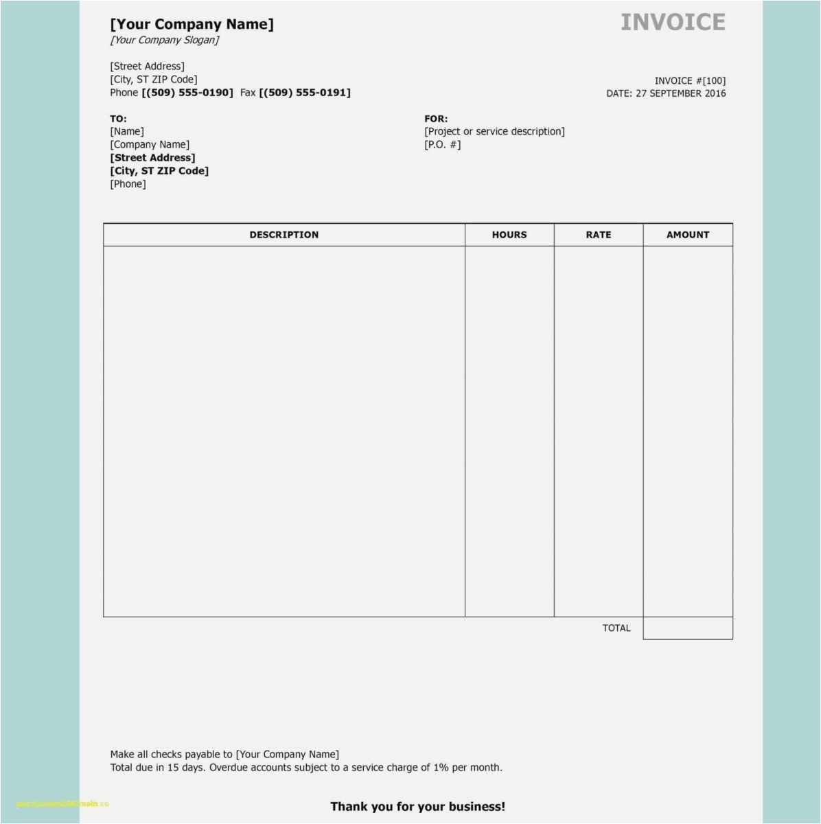 Invoice Letter Template - Bussiness Letter Example Inspirational Business Letter Template
