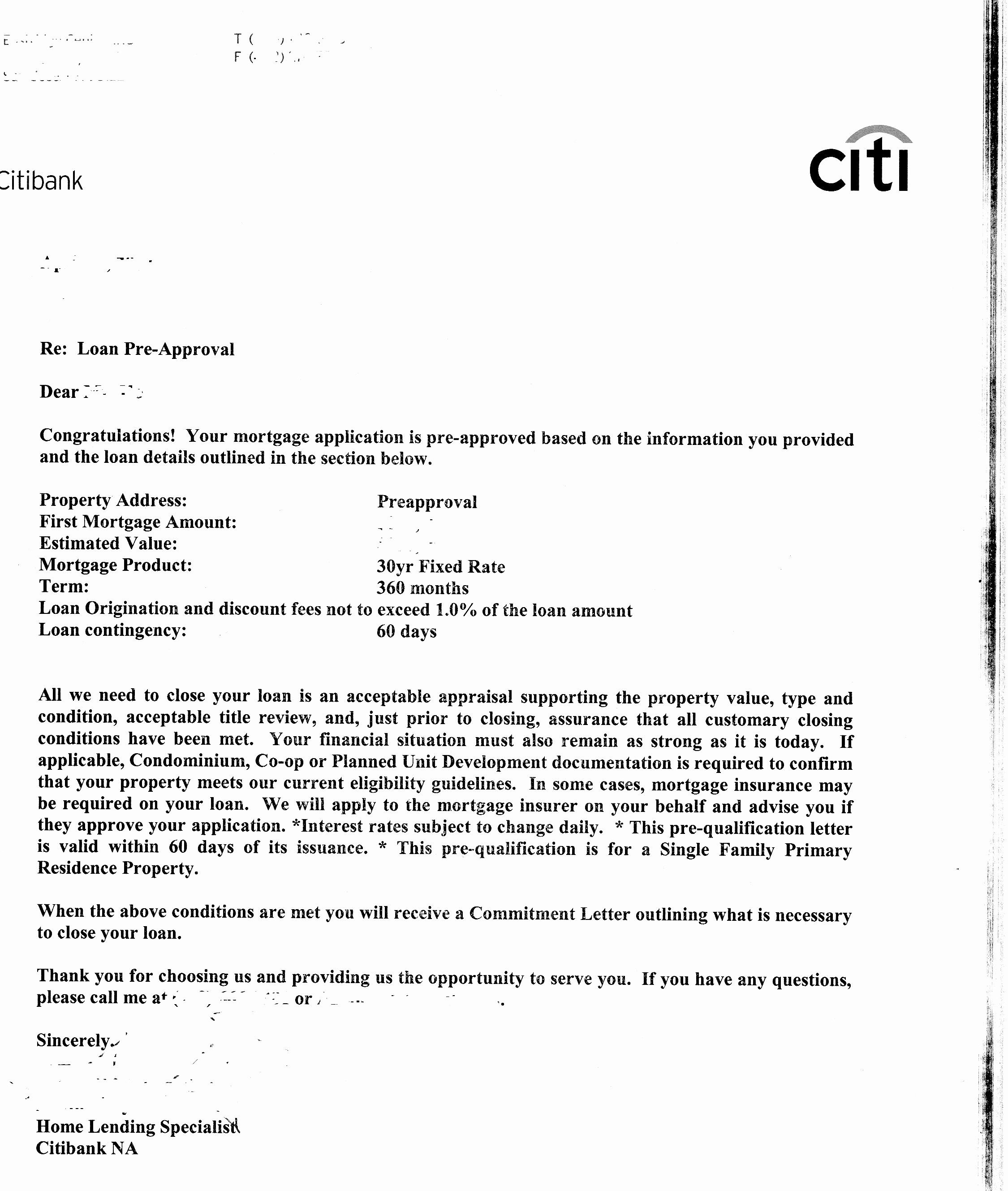 Mortgage Pre Qualification Letter Template Samples Letter Template