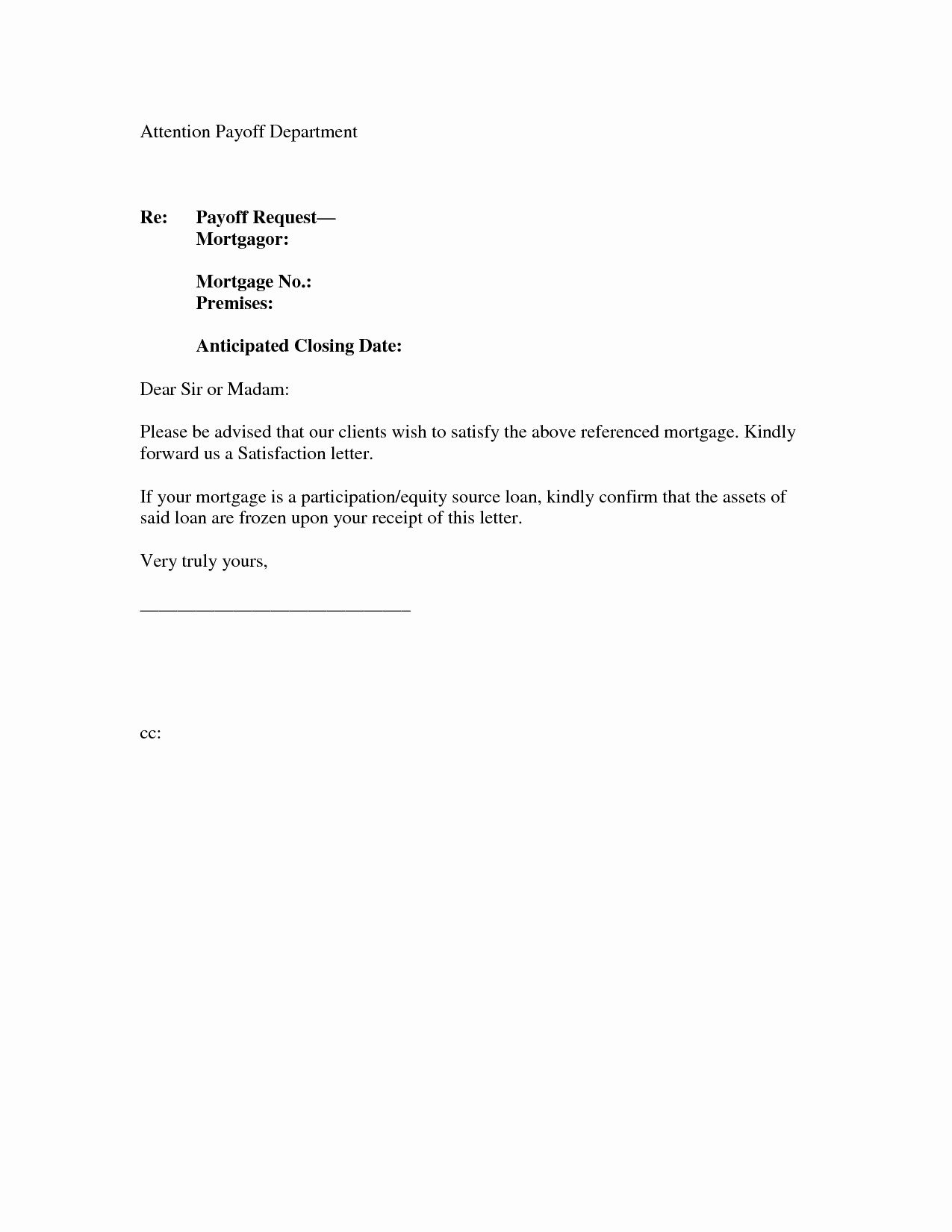 Mortgage Payoff Letter Template - Car Purchase Contract Template Tips Guidelines Car Payment Contract