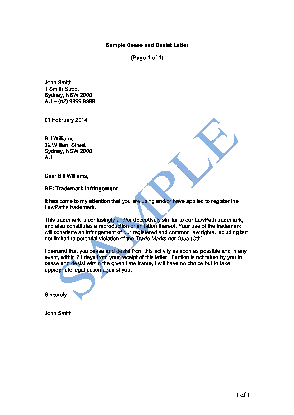 Collection Agency Cease And Desist Letter Template Collection Letter