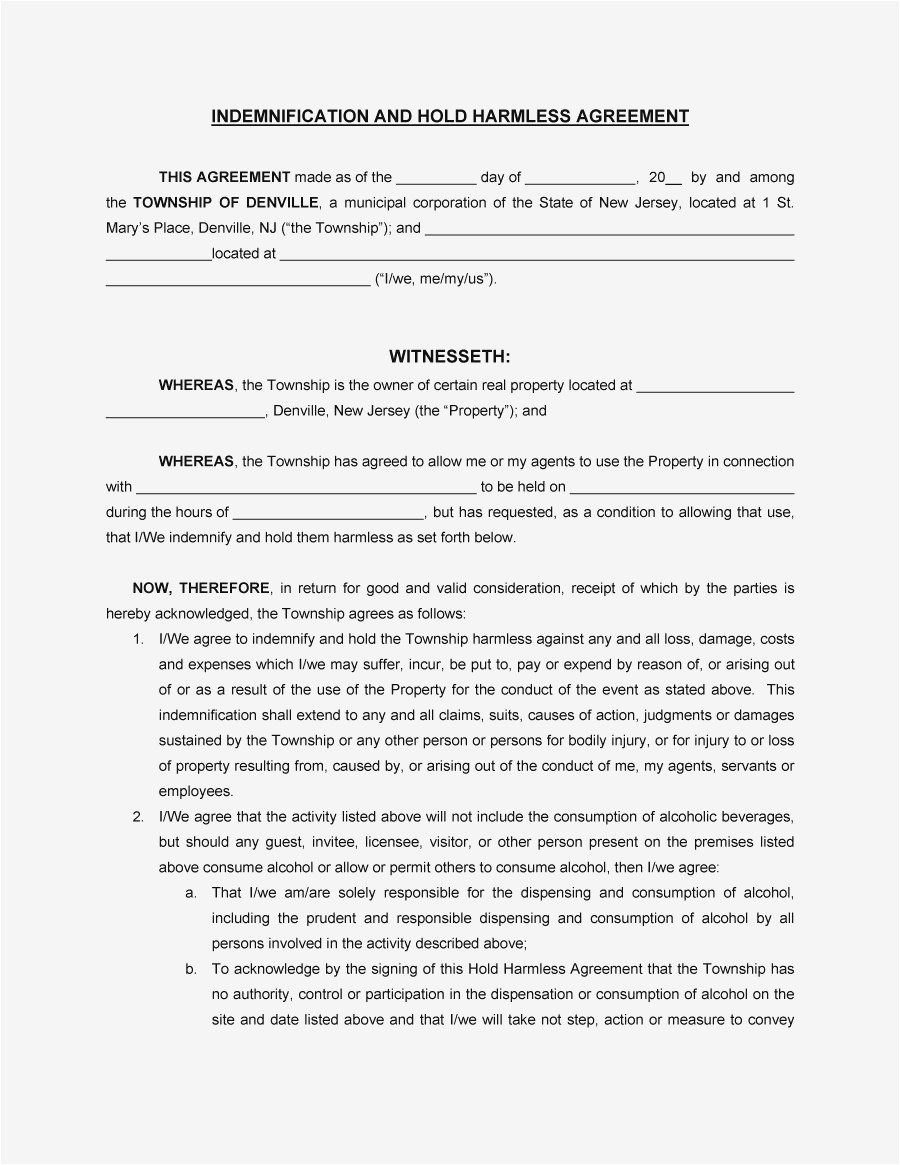 hold harmless letter template example-New Cohabitation Agreement Download 17-t