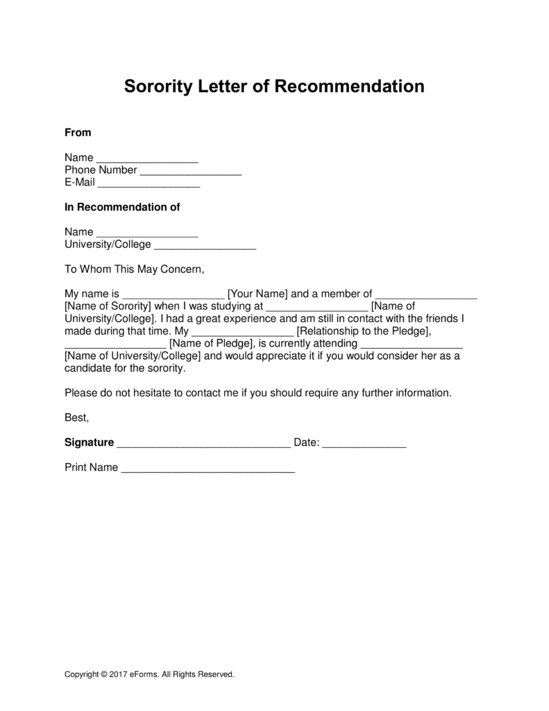 alumni letter of recommendation template Collection-Collegeation Letter From Alumni Examples Sorority Template 7911024 Free 18-i