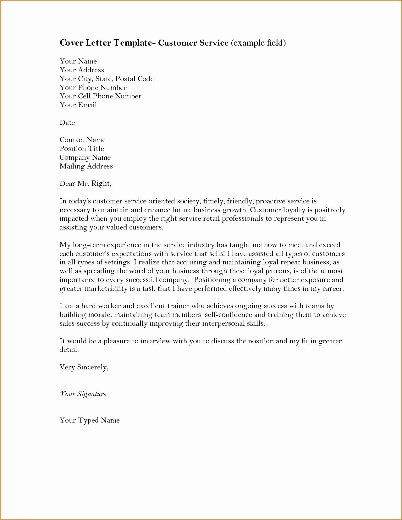 Cancel Service Contract Letter Template - Cover Letter for A Customer Service Job Inspirationa Save