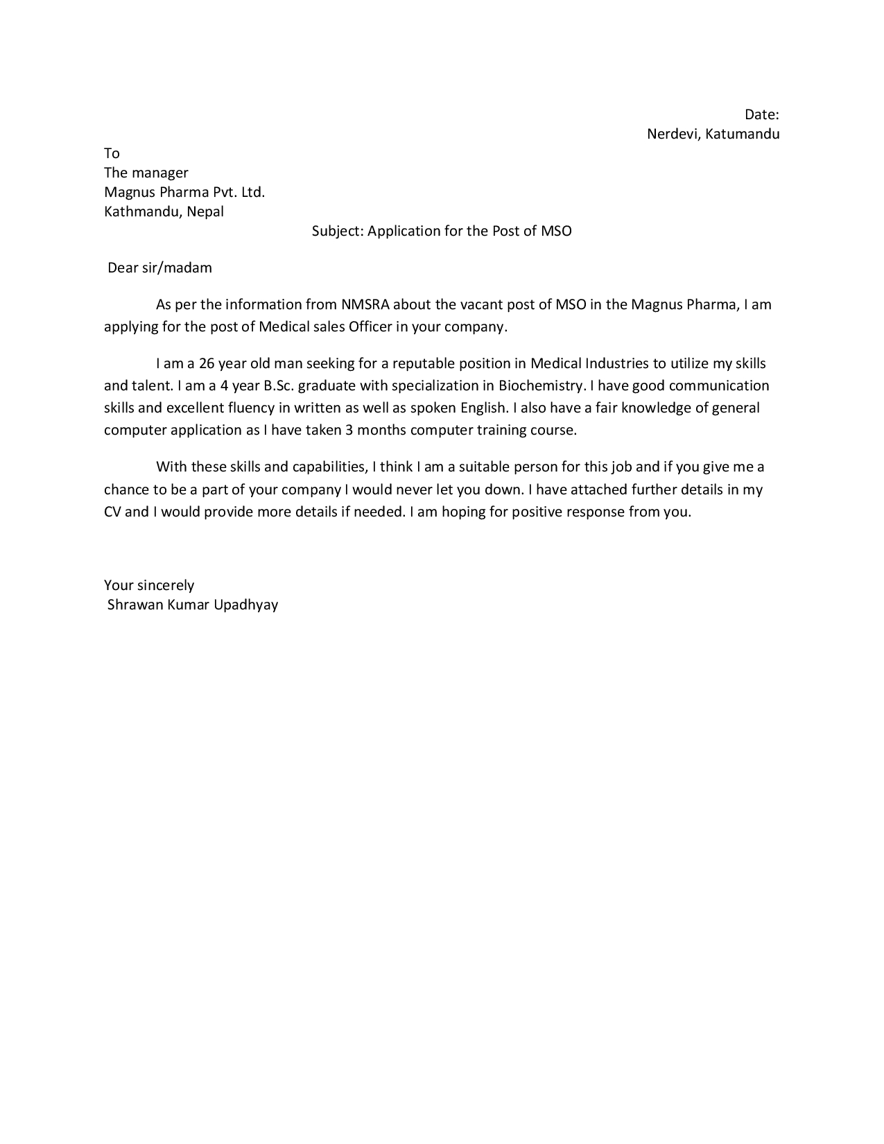 Medical assistant Cover Letter Template - Cover Letter for Resume for Medical assistant Cover Letters for