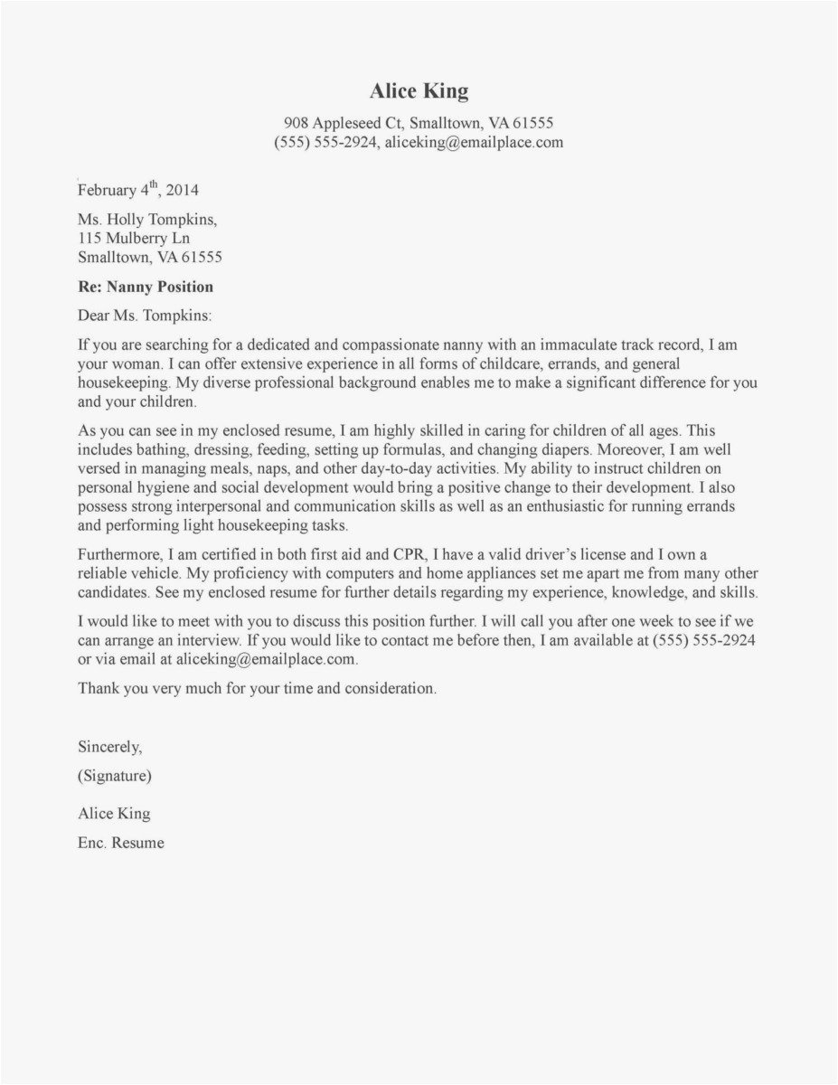 Free Cover Letter Template - Cover Letters for Resumes Free Templates New Example Cover Letter