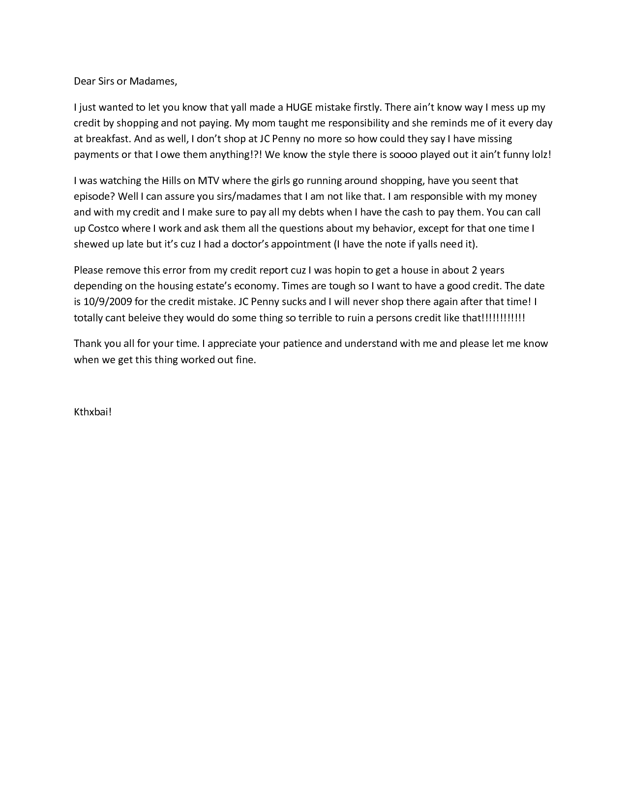 Letter Of Explanation Template from simpleartifact.com