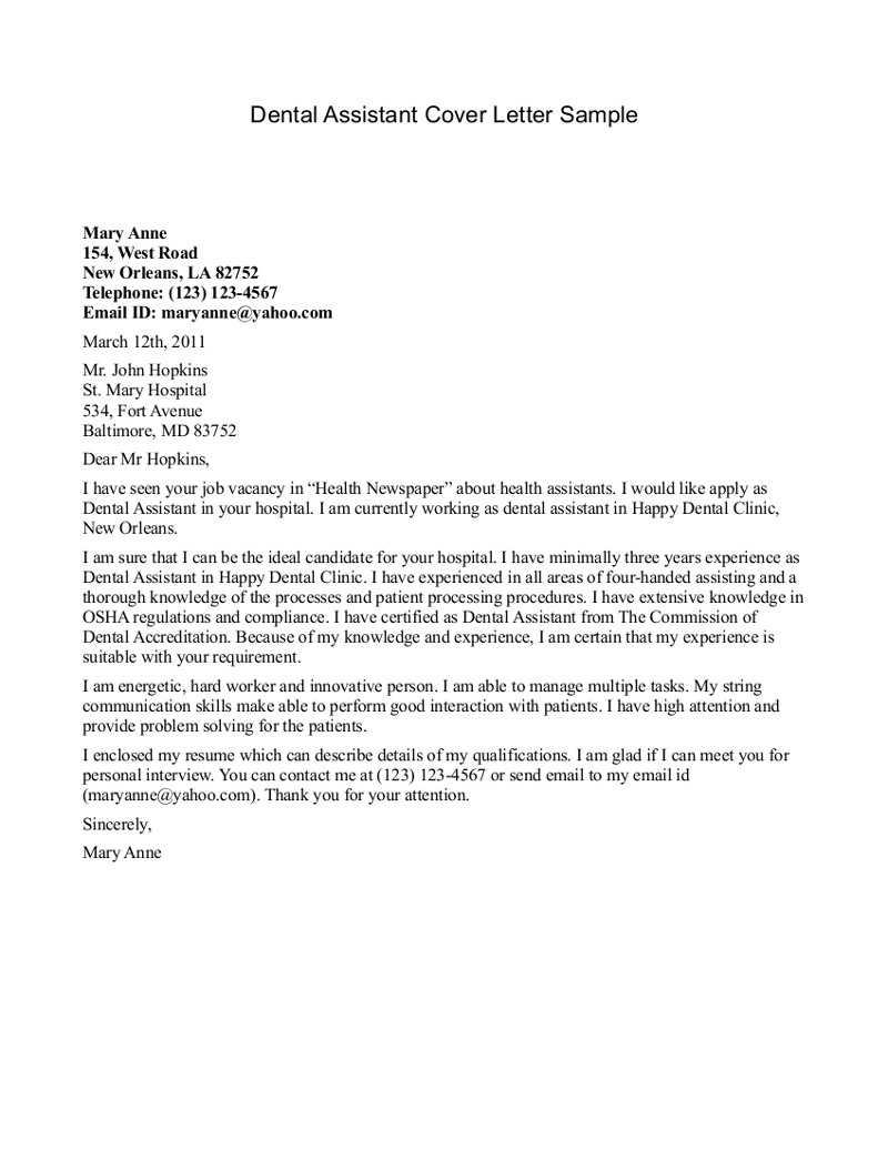 dental assistant cover letter template example-dental cover letters 8-j