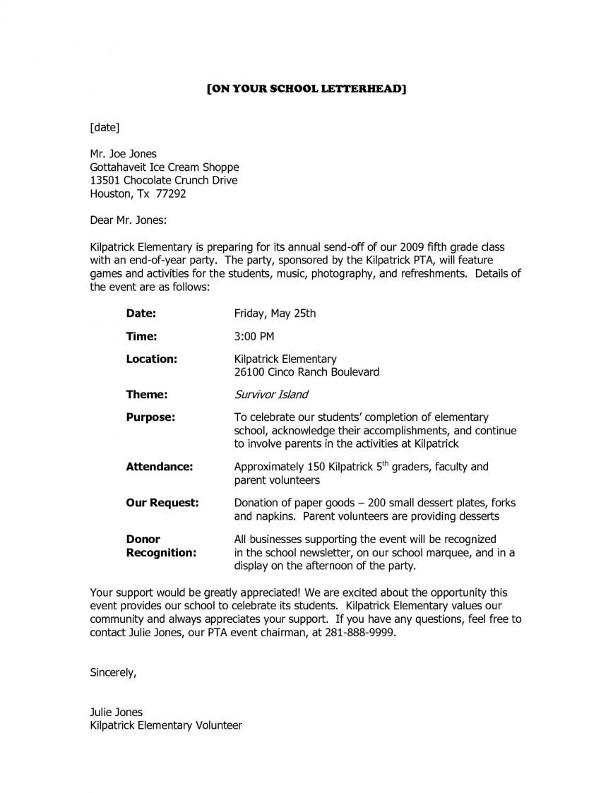 Letter to solicit Donations Template - Donor Letter Intent Sample Image High Resolution Fundraising