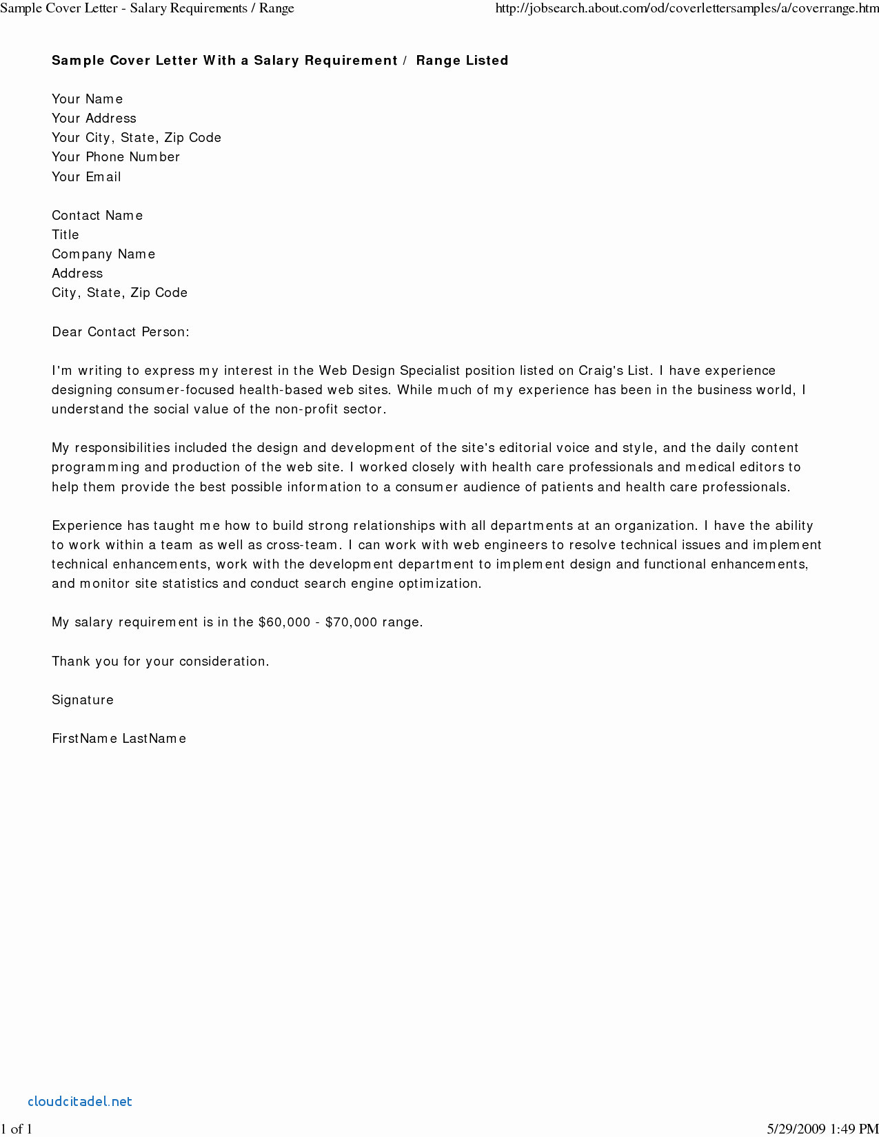 Letter Of Financial Responsibility Template Samples Letter Template