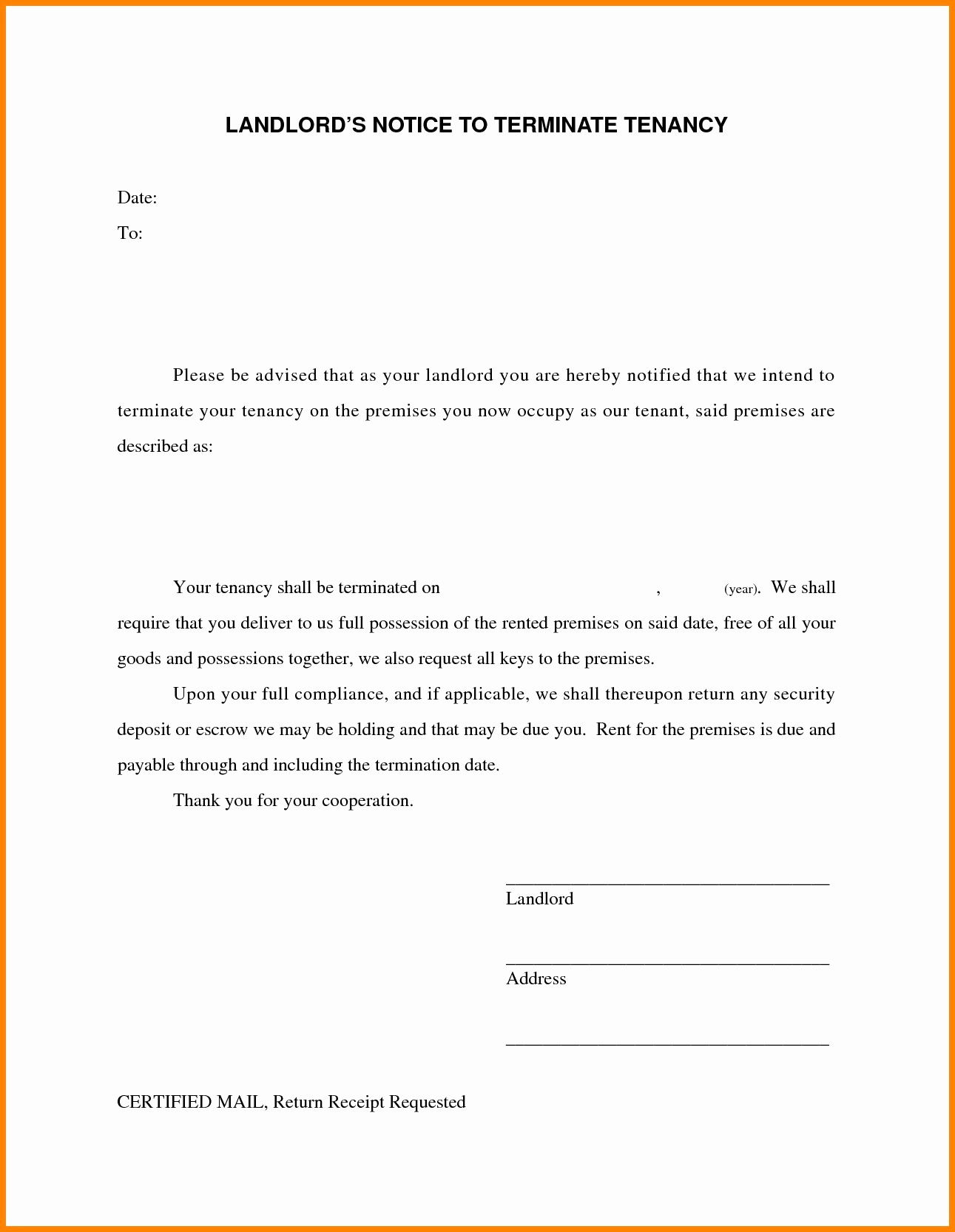 Lease Commencement Letter Template - End Lease Letter Fresh Free Cover Letter Templates Letter