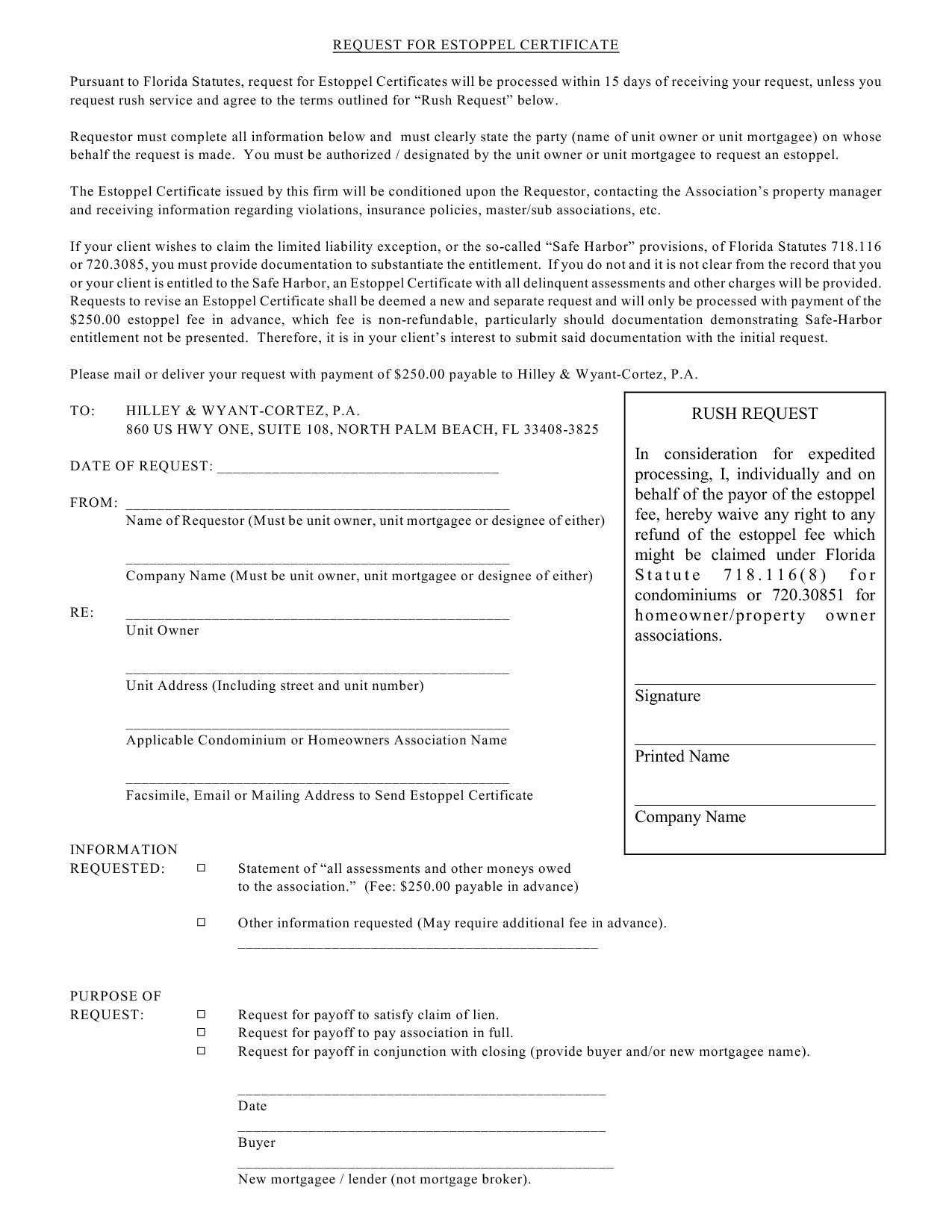 hoa estoppel letter template Collection-estoppel form Dolapgnetband 1-t