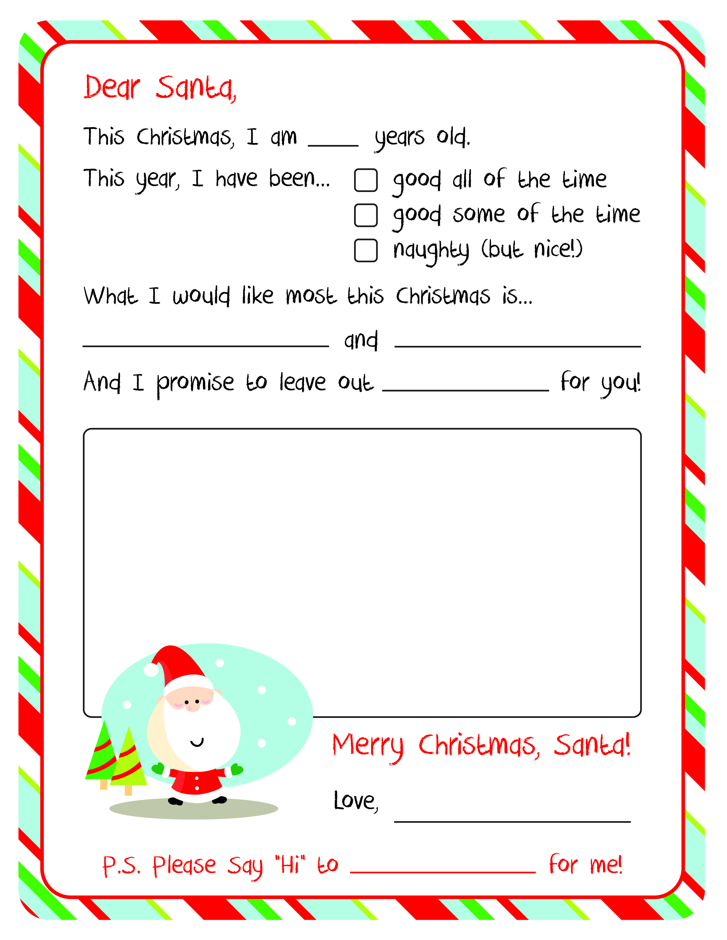 Santa Claus Letter Template - Father Christmas Letter Template Acurnamedia