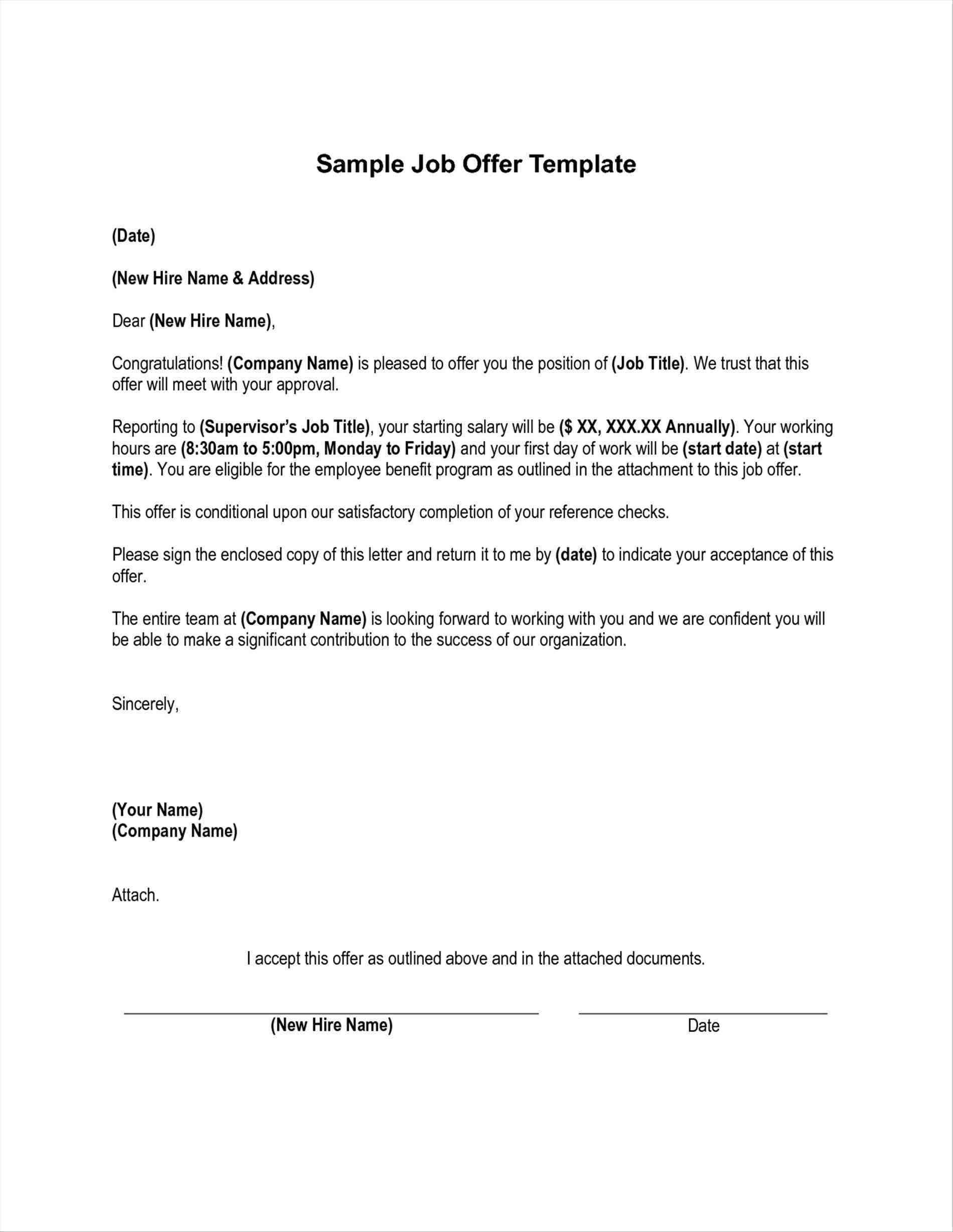 Job Offer Letter Template Doc - Fer Letter format Doc India Copy formal Letter format Sample Job