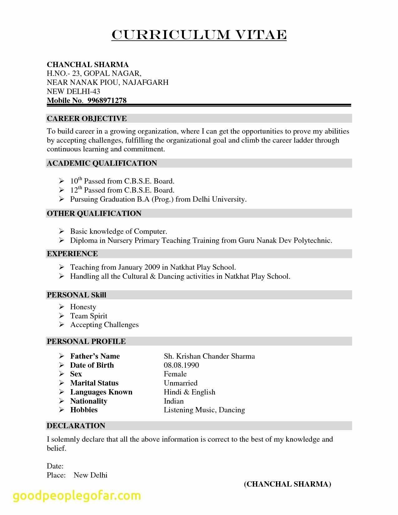 Free Template for A Cover Letter for A Resume - Fill In Resume Best Resume Fill In the Blanks Free Template