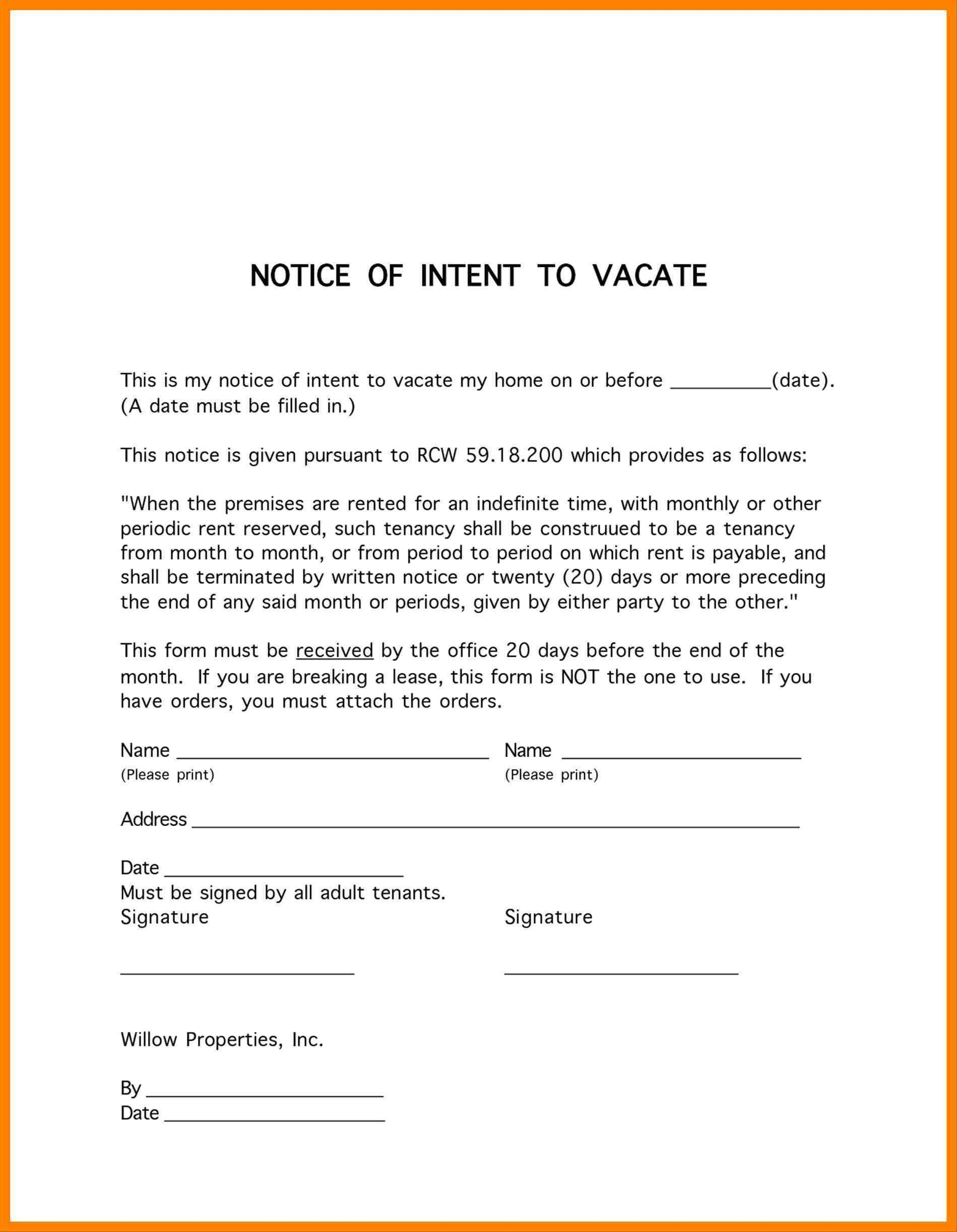 format of legal notice