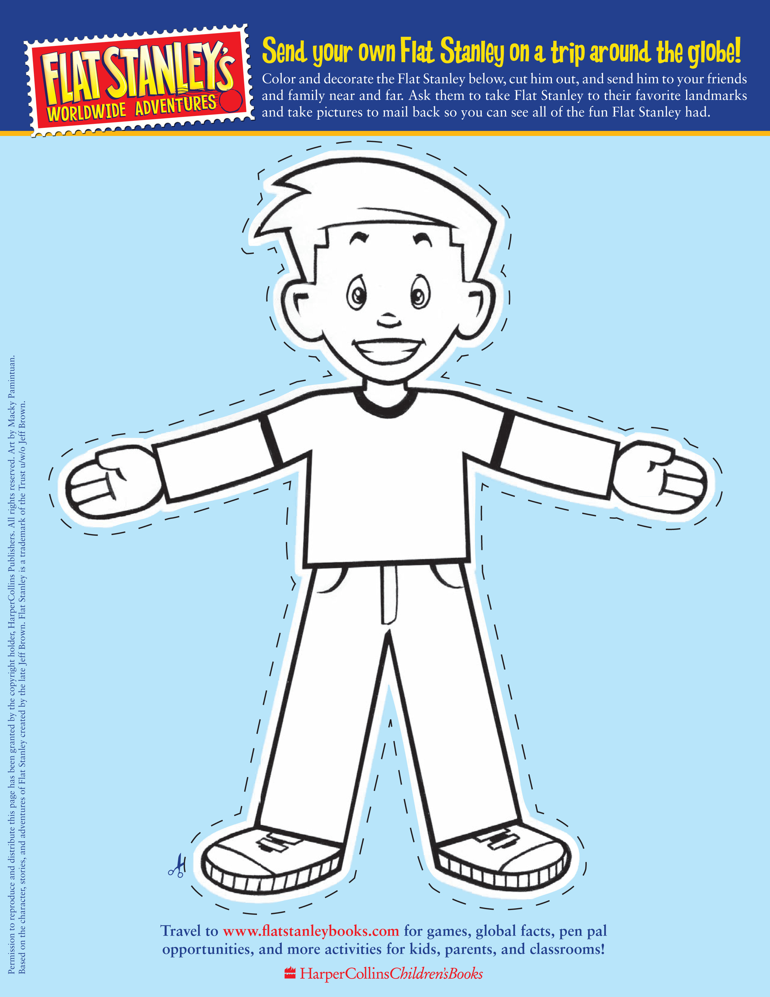 flat stanley letter template Collection-flat stanley printable 5-n