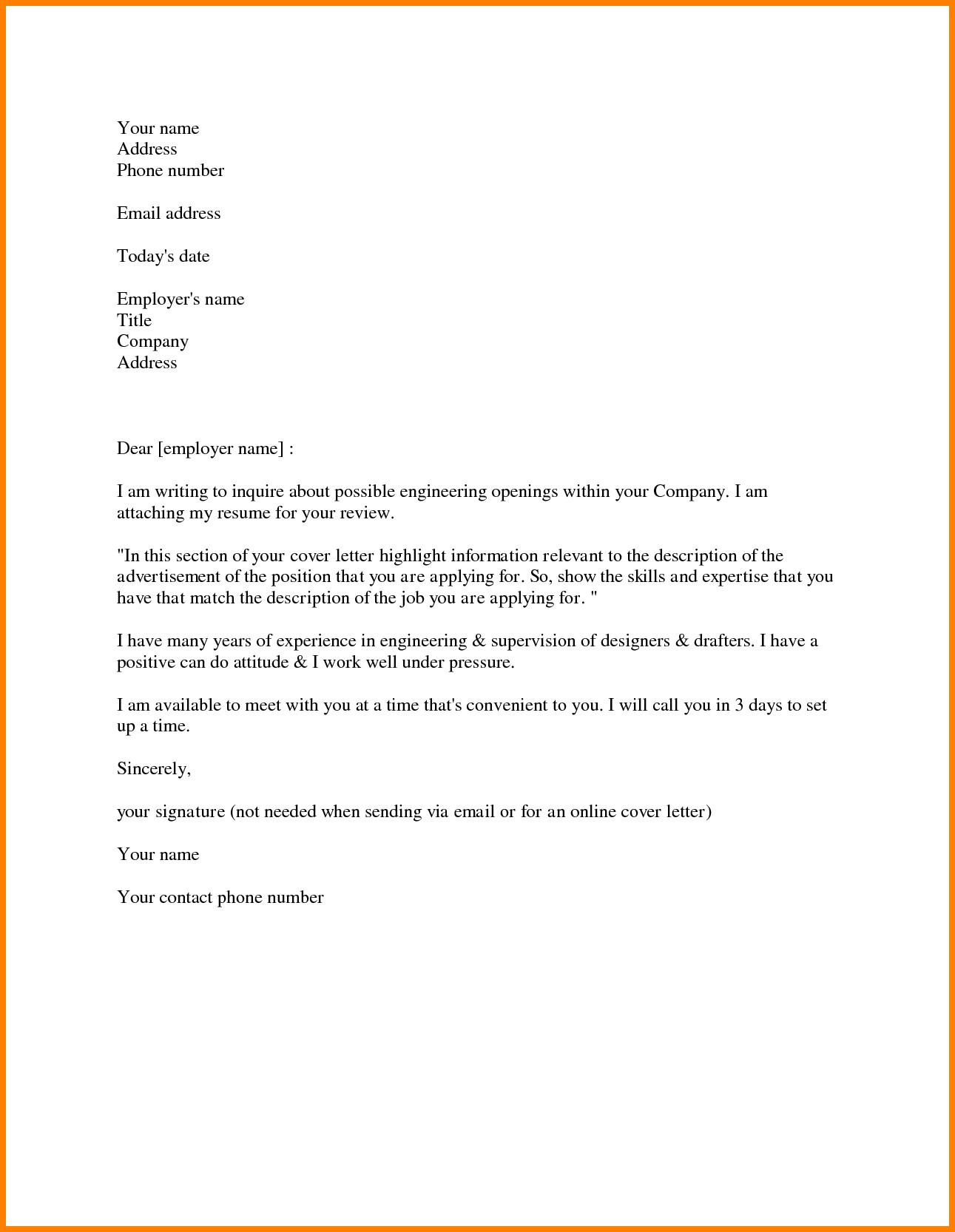 application letter for quitting job