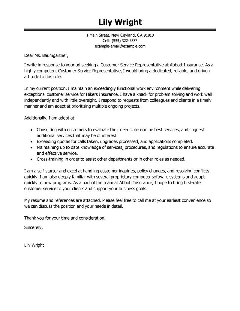 Cute Cover Letter Template - Free Cover Letter Examples for Resume Cover Letter for Resume