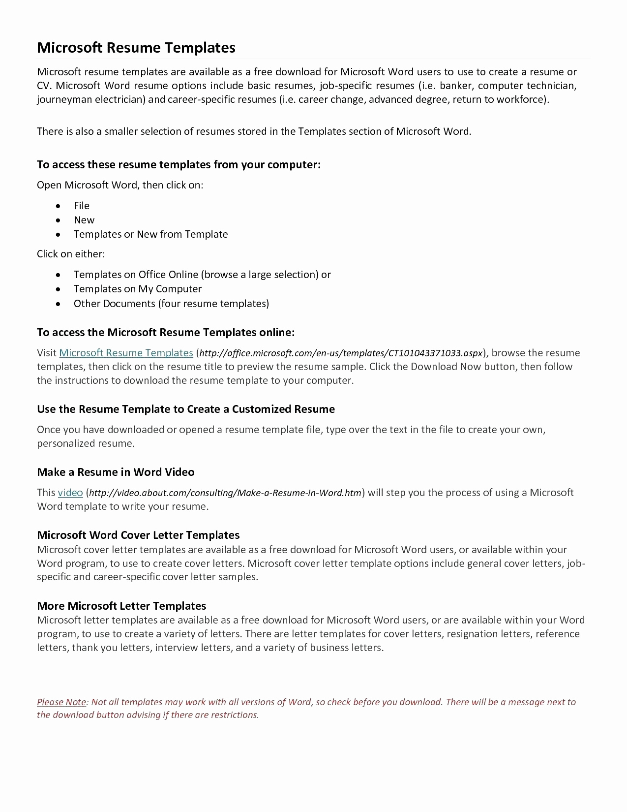 Free Cover Letter Template Word - Free Cover Letter Templates for Resumes Fresh Resume Template