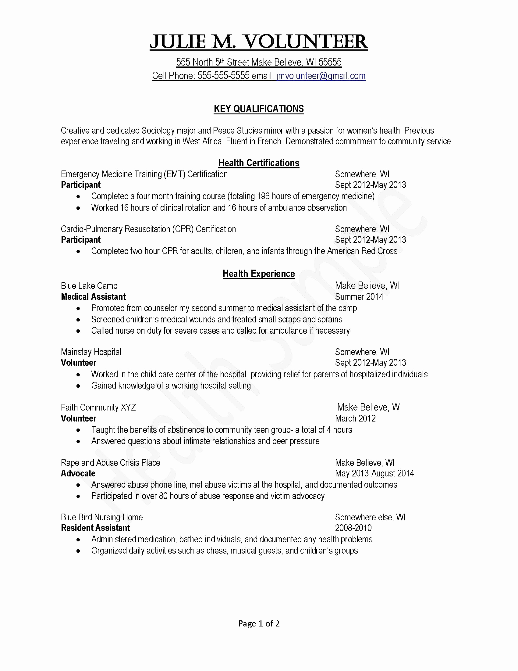 Summer Camp Letter to Parents Template - Free Cover Letters Templates Unique Ma Resume Templates Awesome