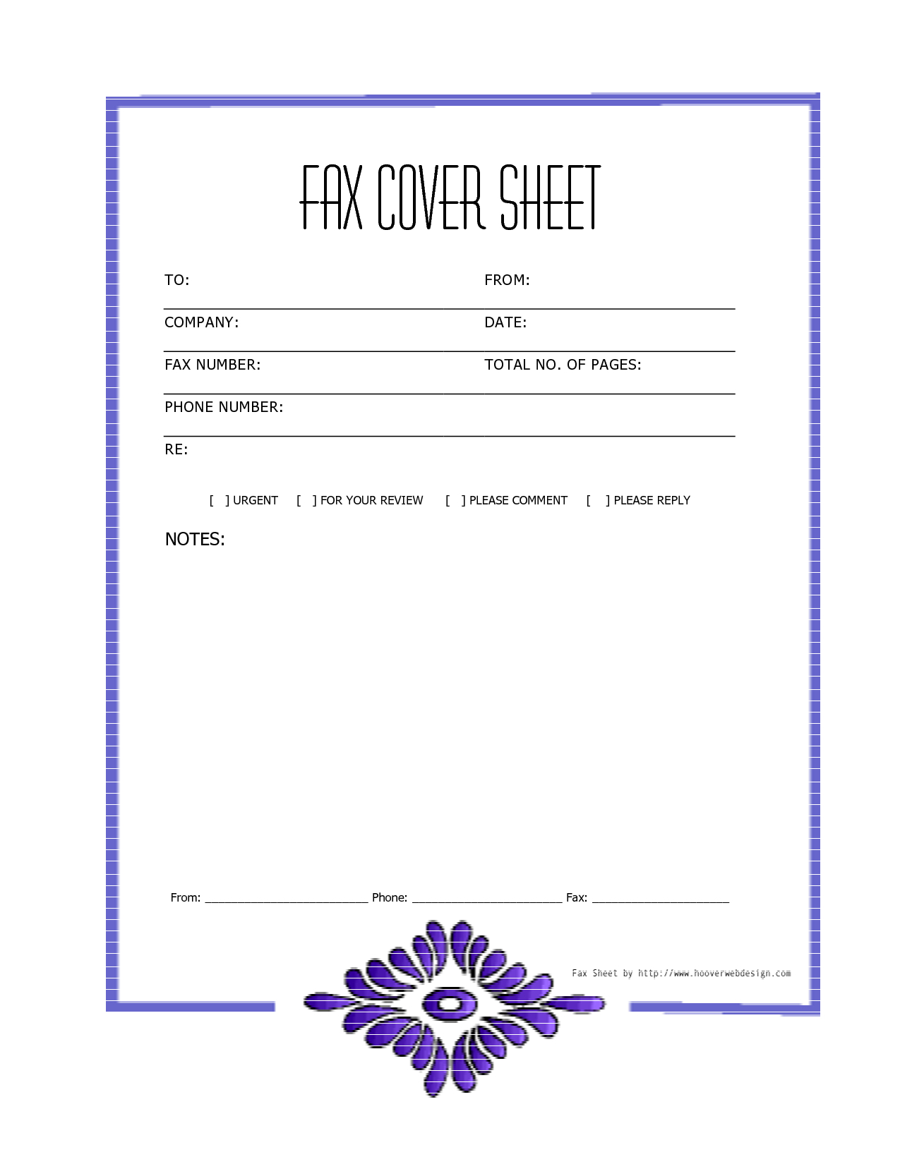 Free Printable Fax Cover Letter Template - Free Downloads Fax Covers Sheets