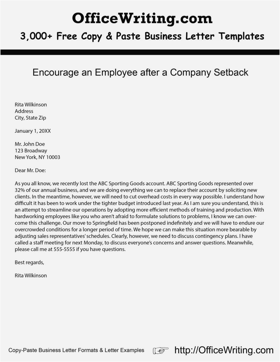 Rent Free Letter Template for Mortgage Samples Letter
