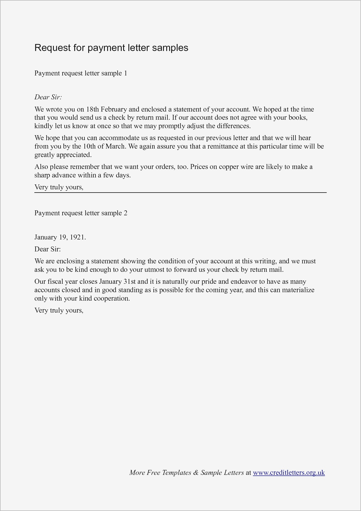 Demand for Payment Letter Template Free - Free Sample Demand Letter for Payment Ideas