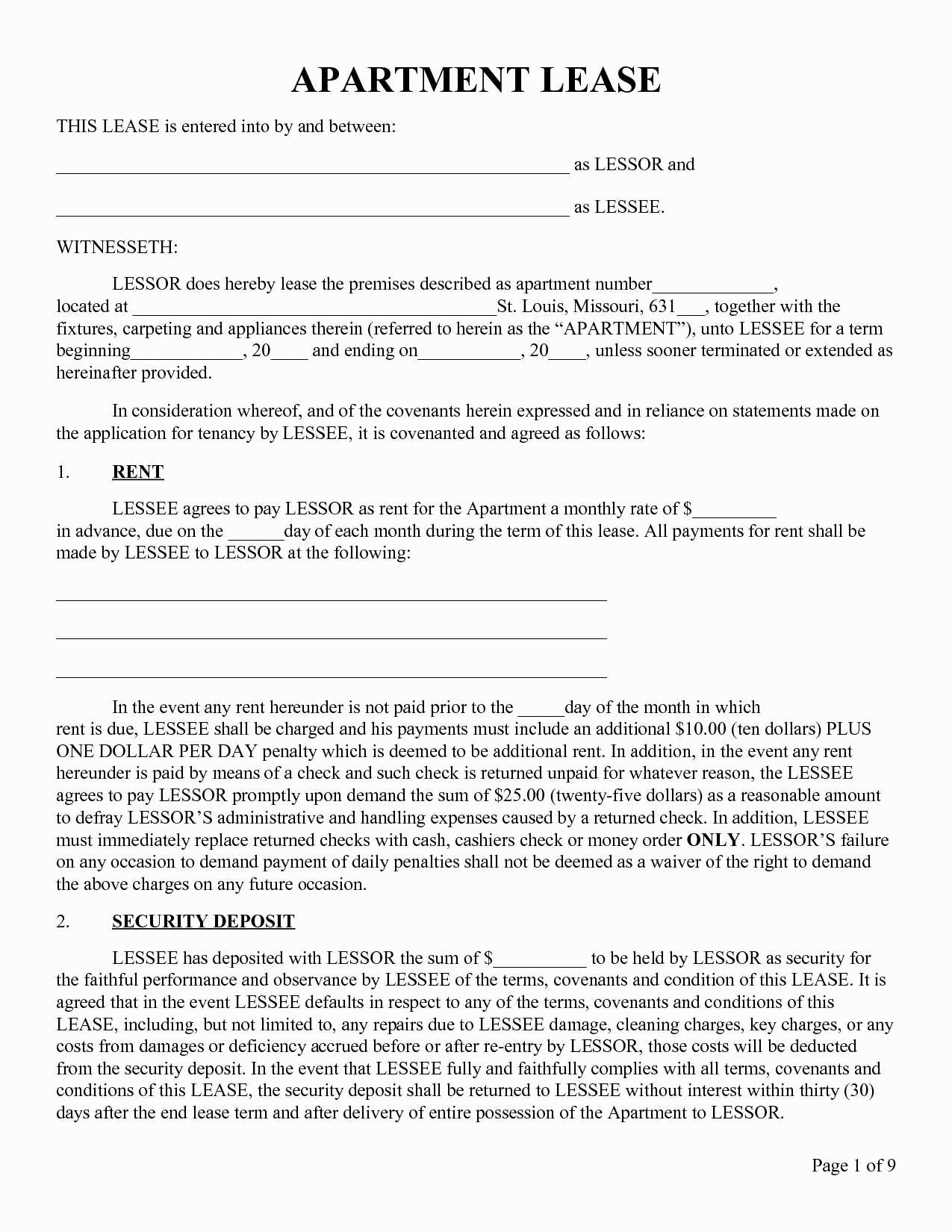 Sublet Letter Template - Free Sublease Agreement form New 16 Beautiful Free Printable Real