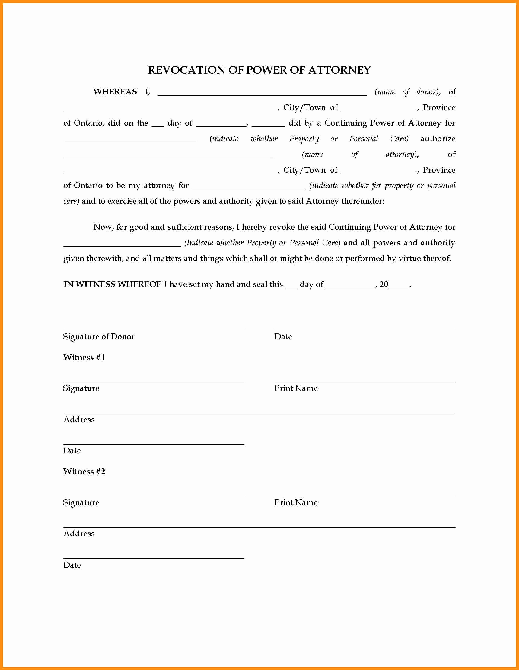 Simple Power Of attorney Letter Template - Fresh Temporary Power attorney Template