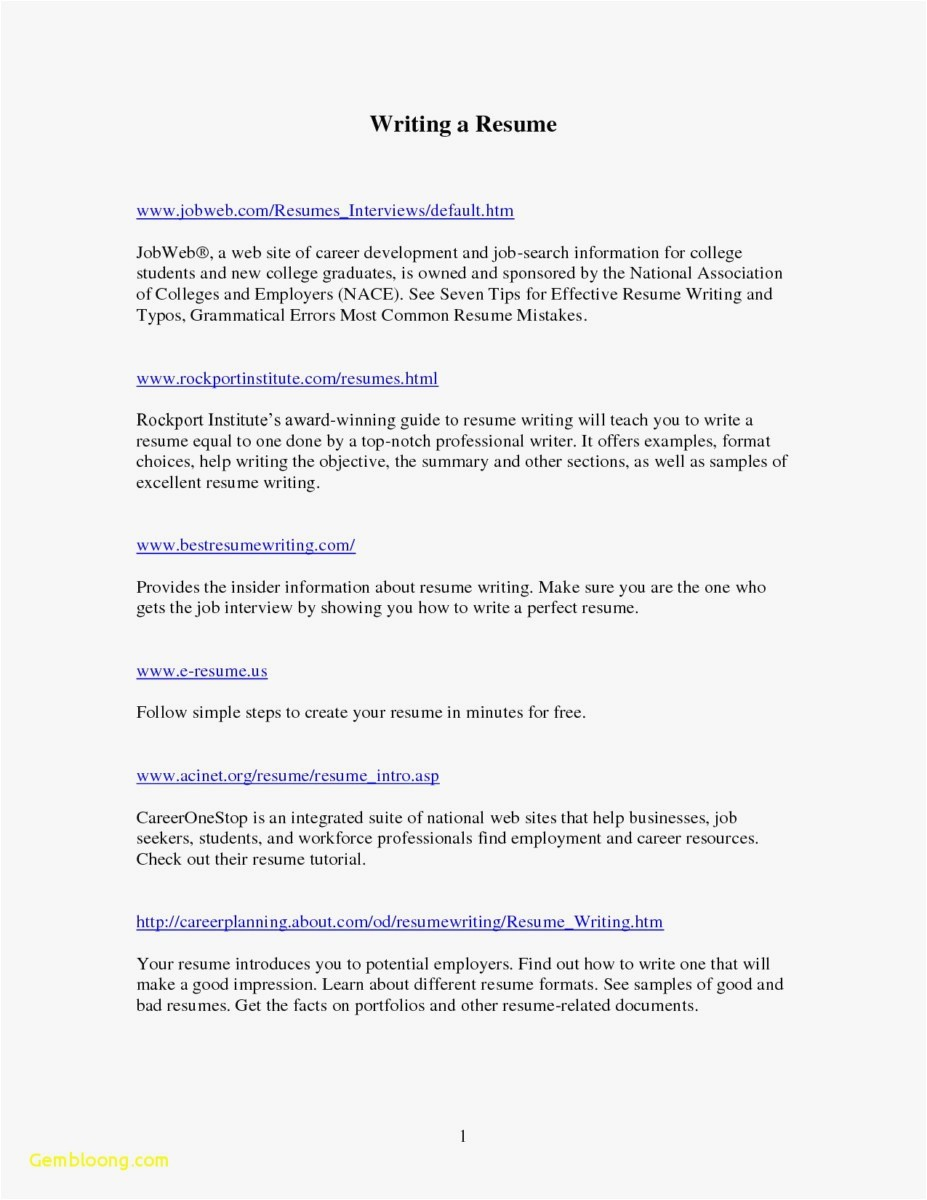 Generic Resume Cover Letter Template - Generic Resume Template Inspirational New Example Cover Letter for