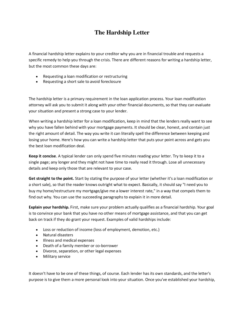 401k Hardship Letter Template - Hardship Letter for 401k withdrawal Template