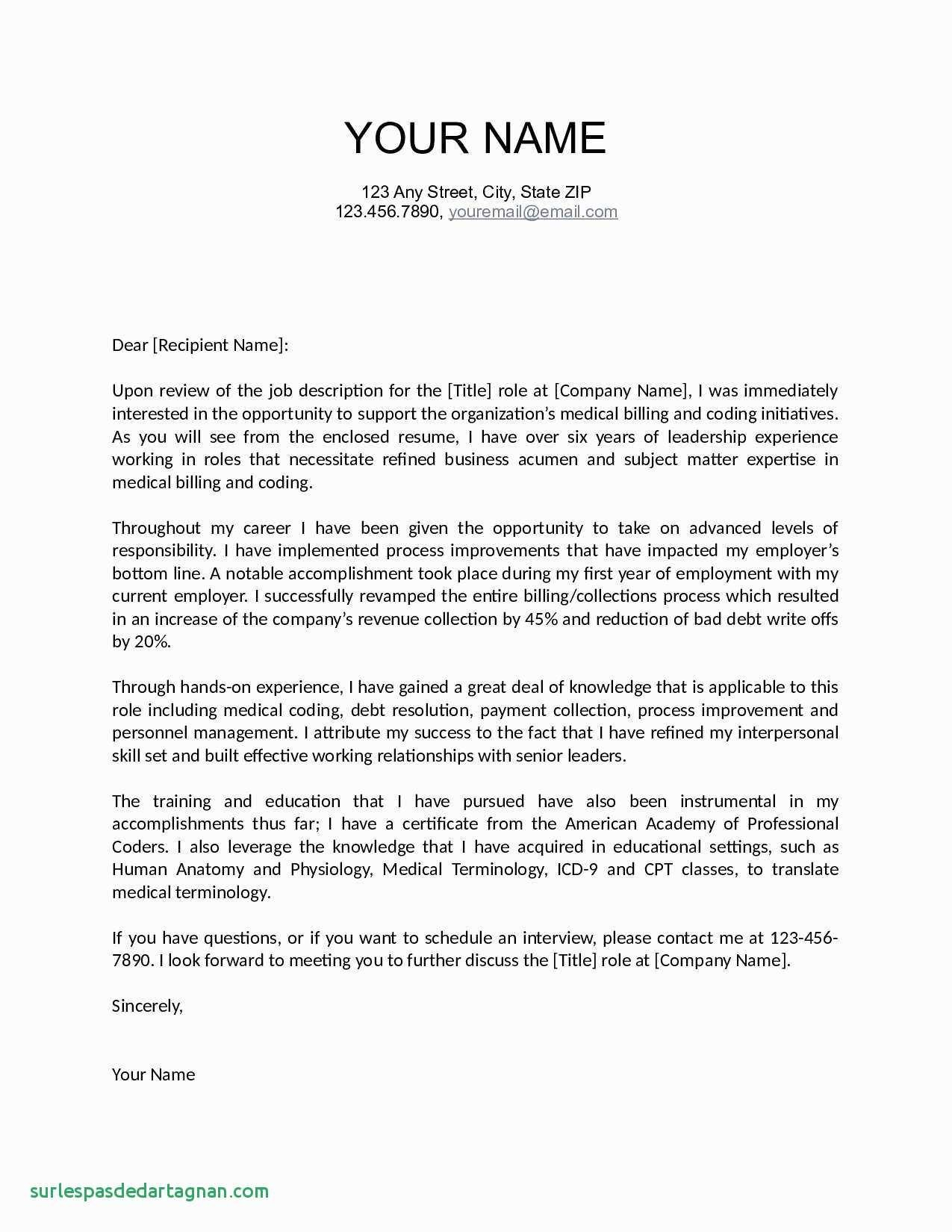 How to Create A Cover Letter Template - How to Make Resume for Job Beautiful Fresh Job Fer Letter Template